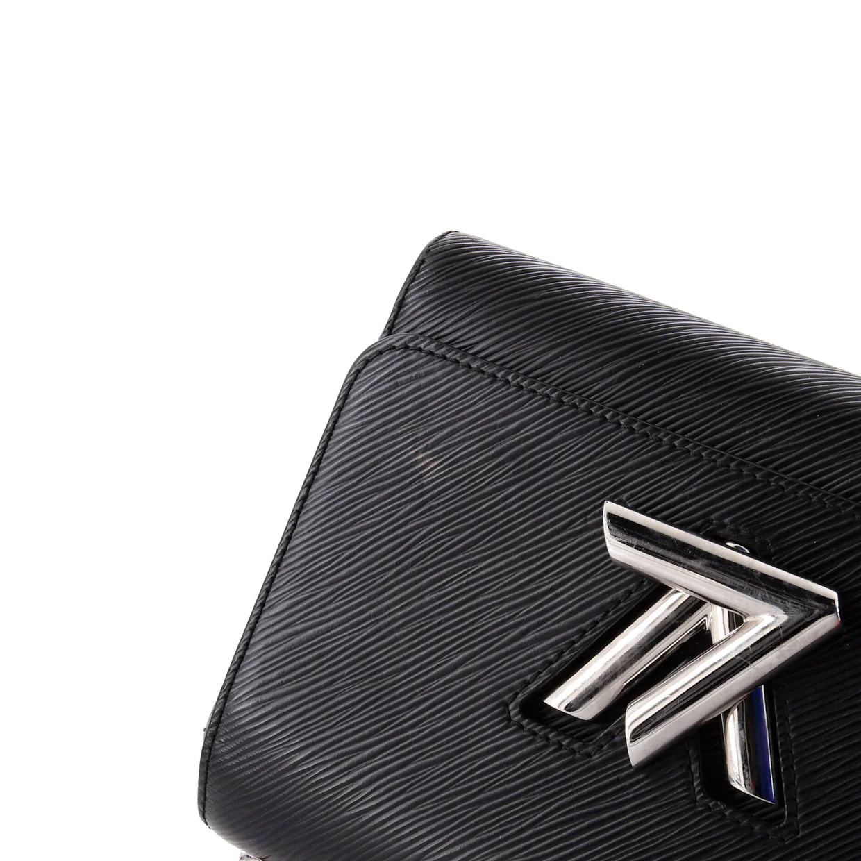 Braided Handle Twist Bag Epi Leather MM - Deep Luxury