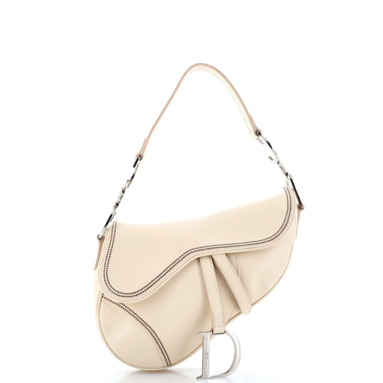 Saddle Handbag Leather Medium - Deep Luxury