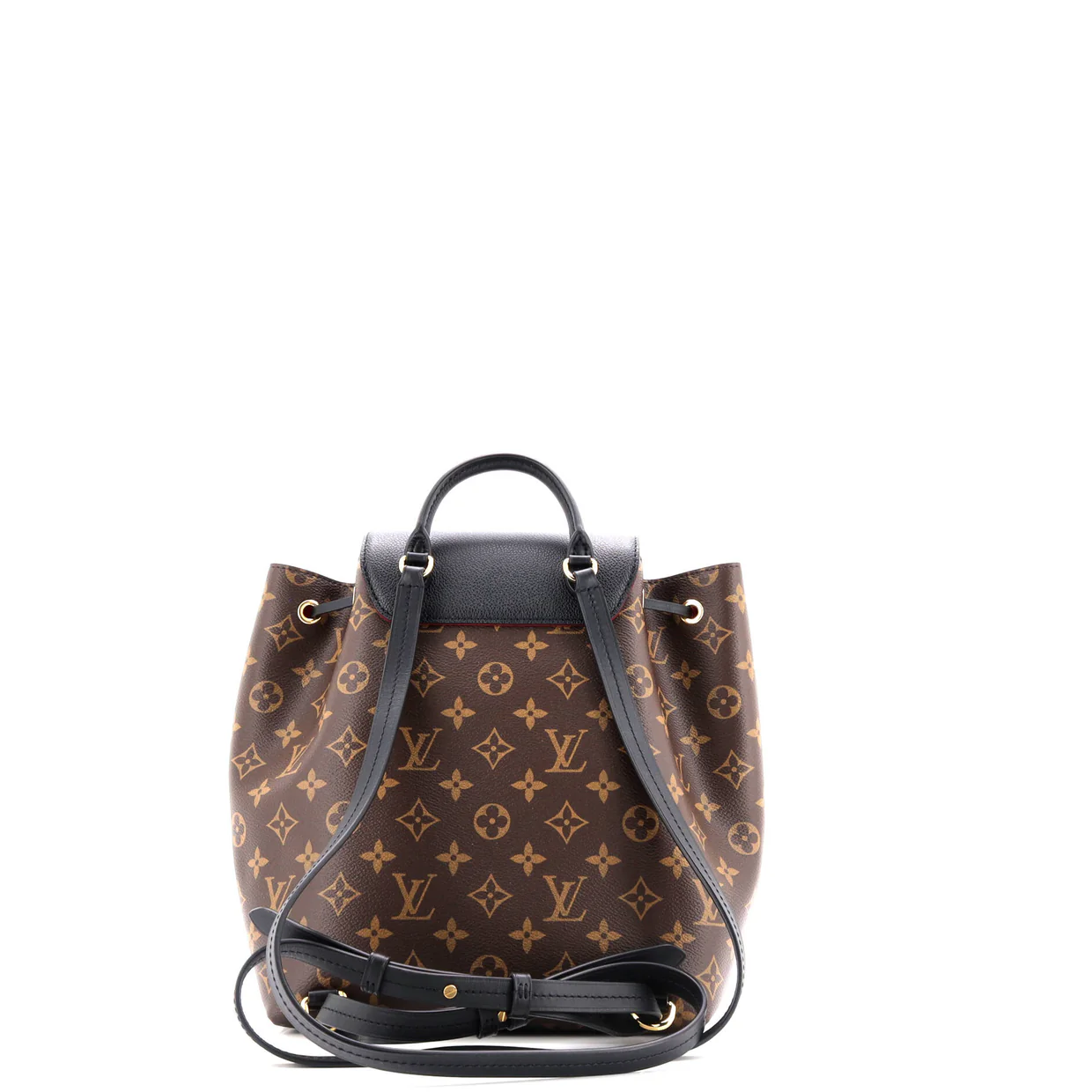 Montsouris NM Backpack Monogram Canvas with Leather PM - Deep Luxury