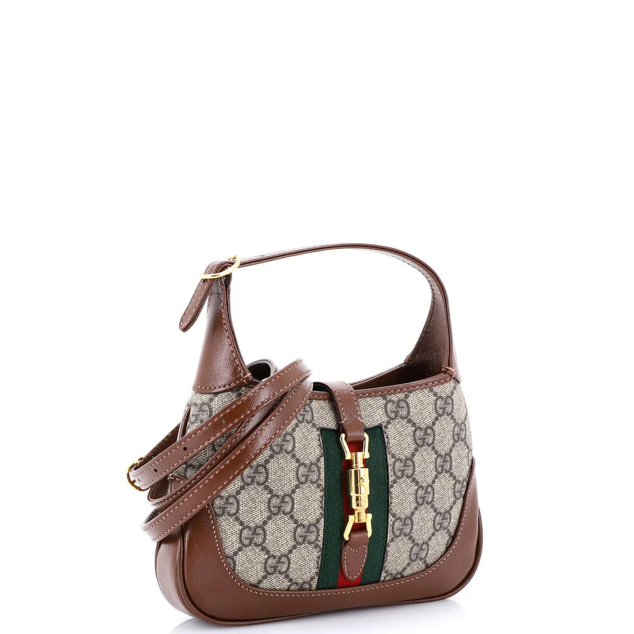 Jackie 1961 Hobo GG Coated Canvas Mini - Deep Luxury