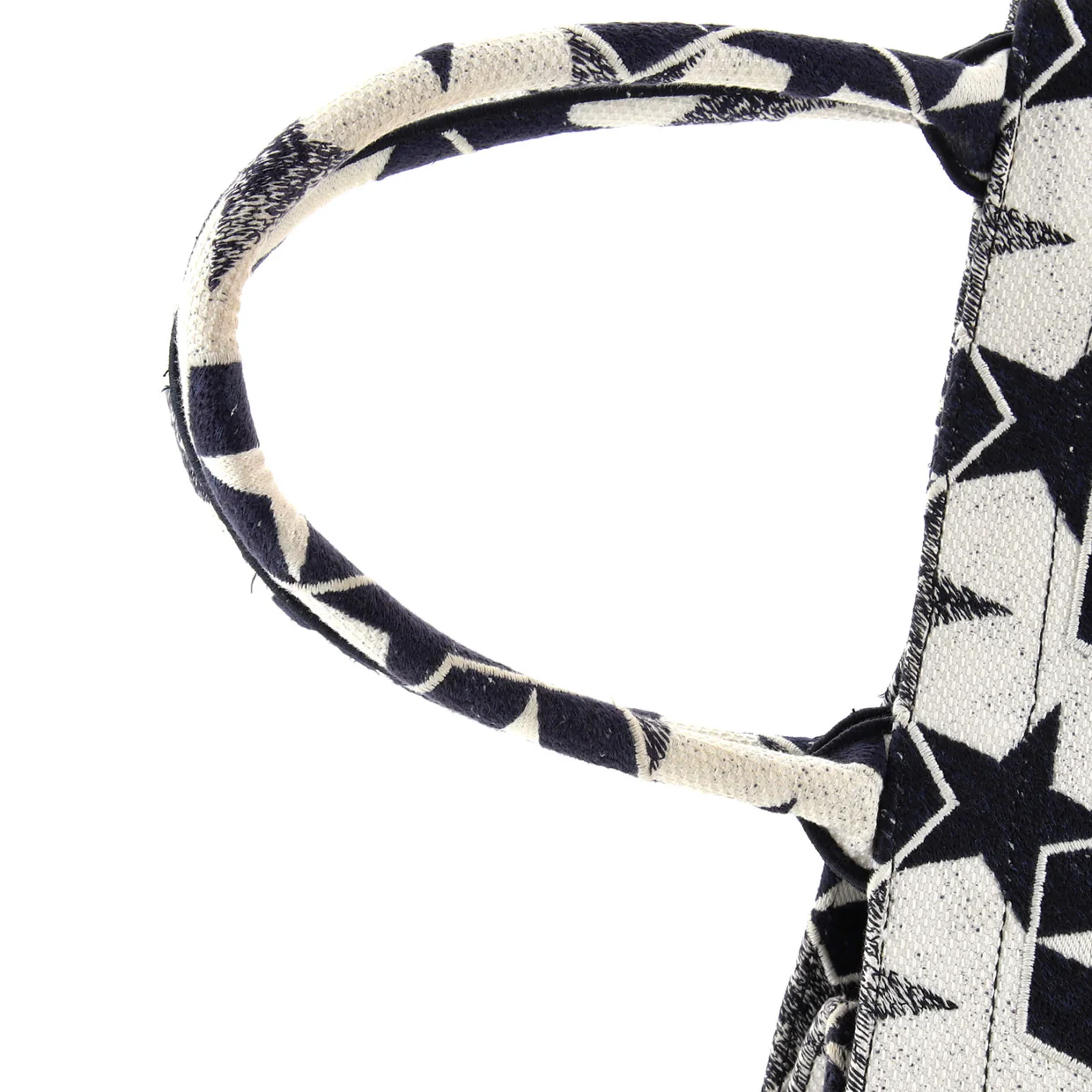 Book Tote Embroidered Canvas Large - Deep Luxury