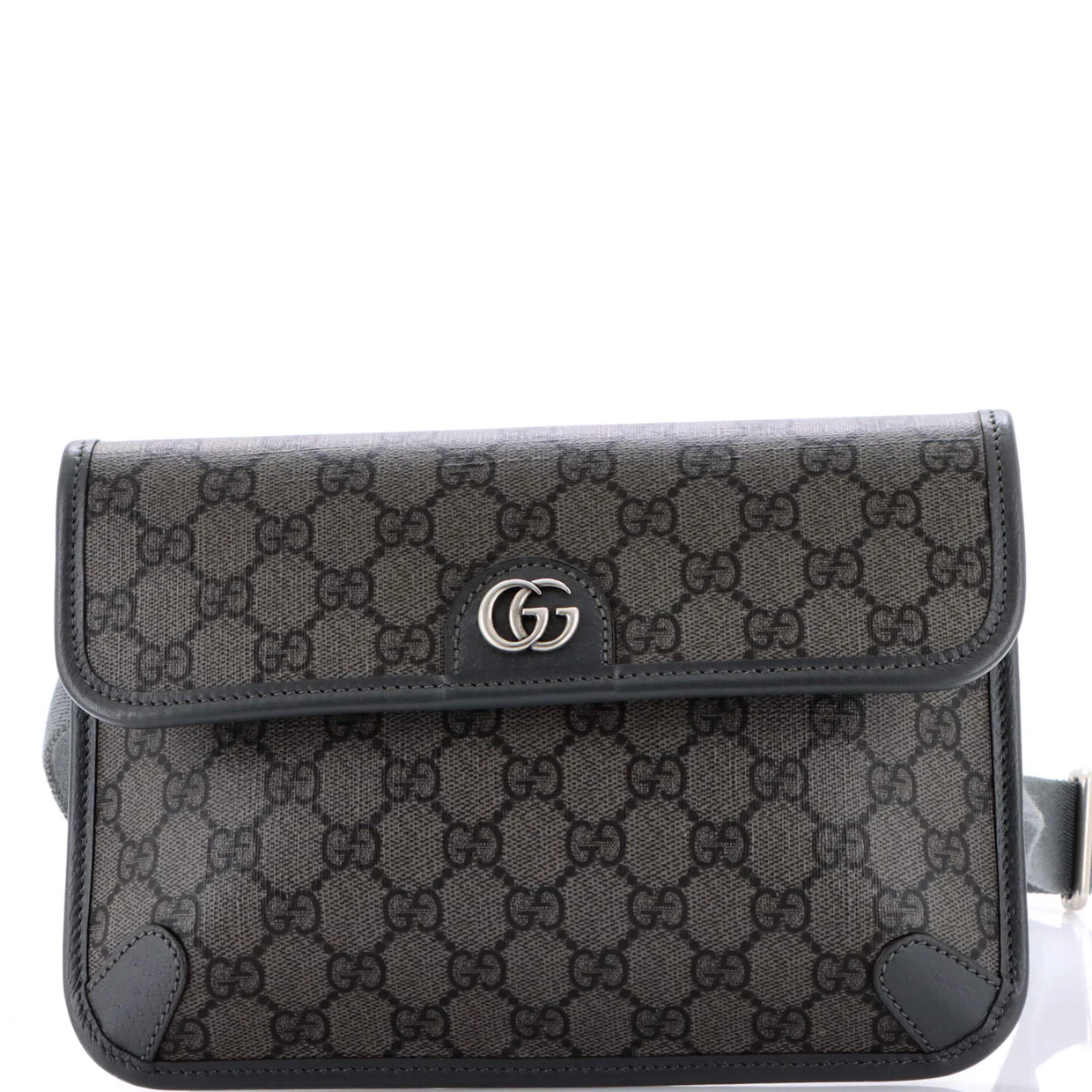 Ophidia Flap Belt Bag GG Coated Canvas - Deep Luxury