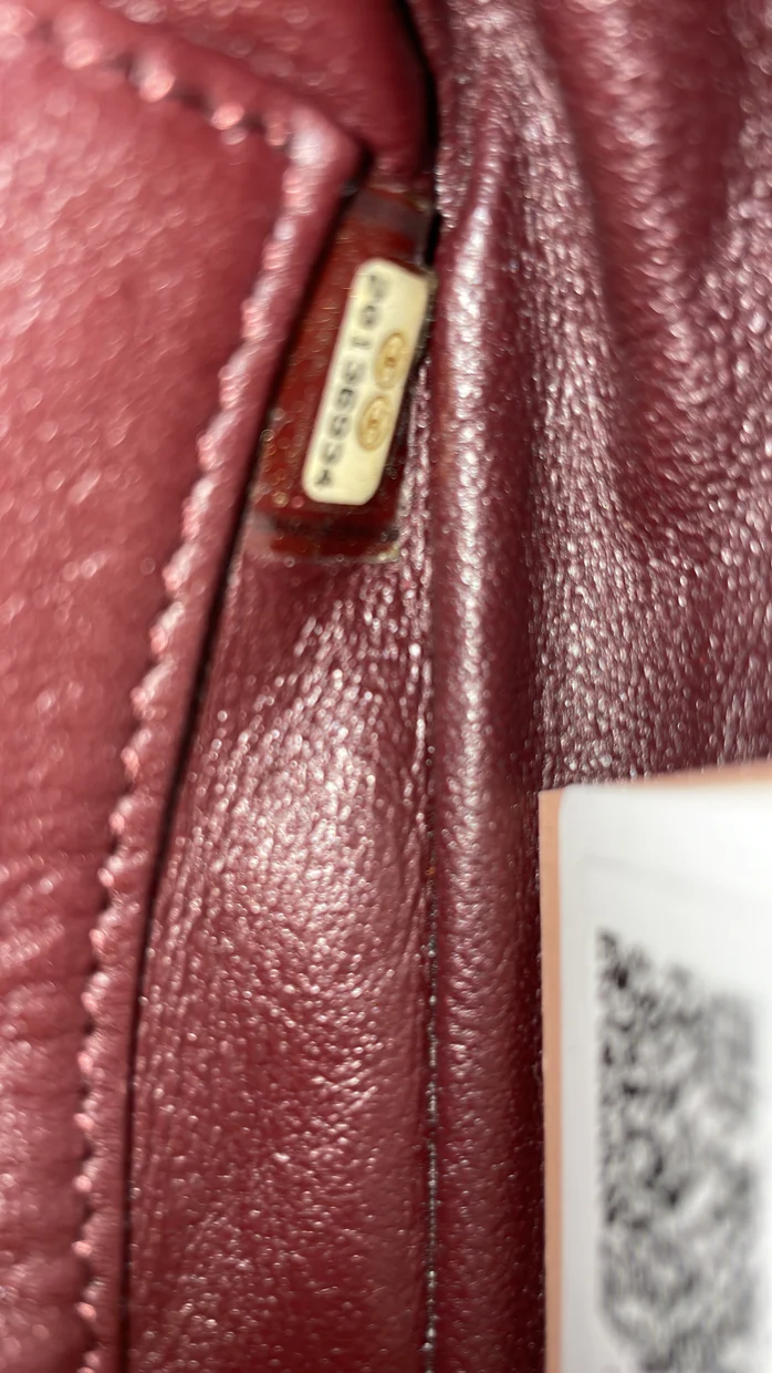 CC Camera Case with Chain Chevron Lambskin Small - Deep Luxury