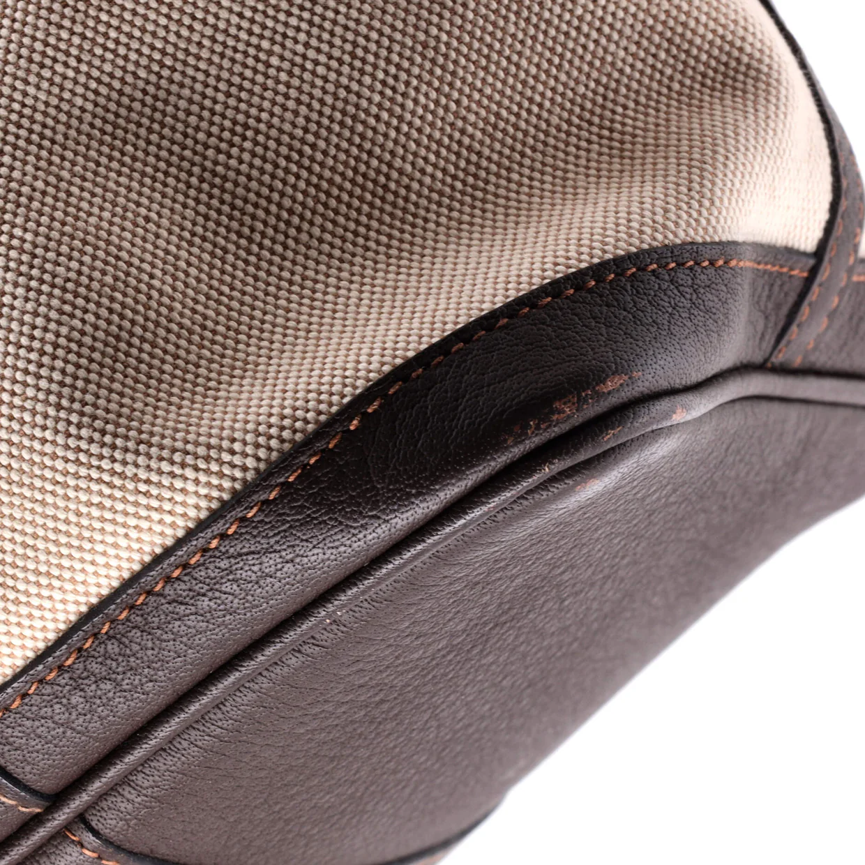 Garden Party Tote Toile and Leather 36 - Deep Luxury