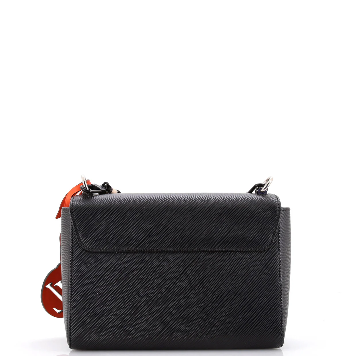 Braided Handle Twist Bag Epi Leather MM - Deep Luxury