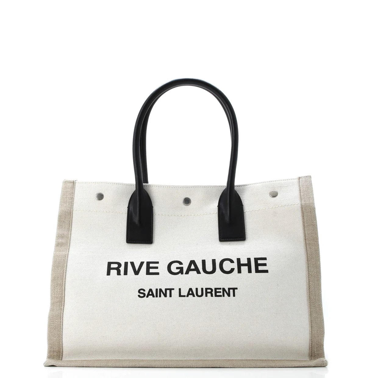 Rive Gauche Shopper Tote Canvas Small - Deep Luxury