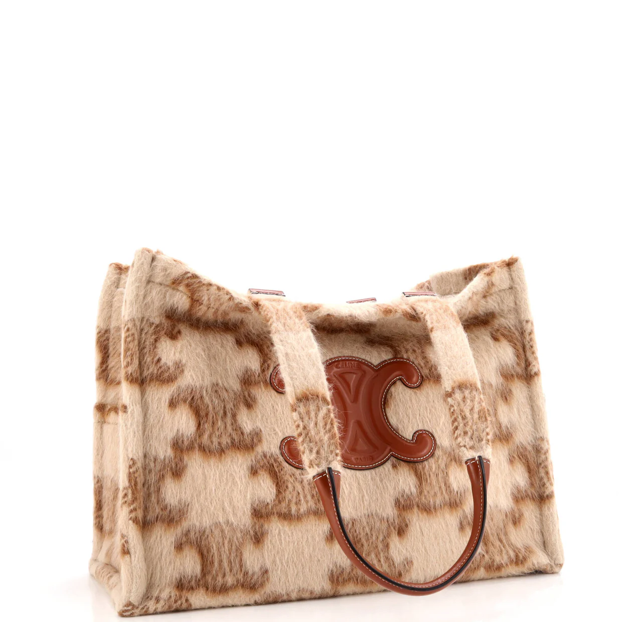 Cabas Thais Tote Triomphe Wool Large - Deep Luxury