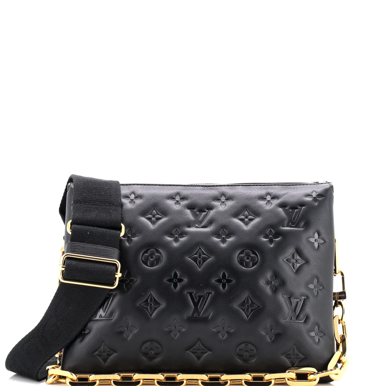 Coussin Bag Monogram Embossed Lambskin PM - Deep Luxury