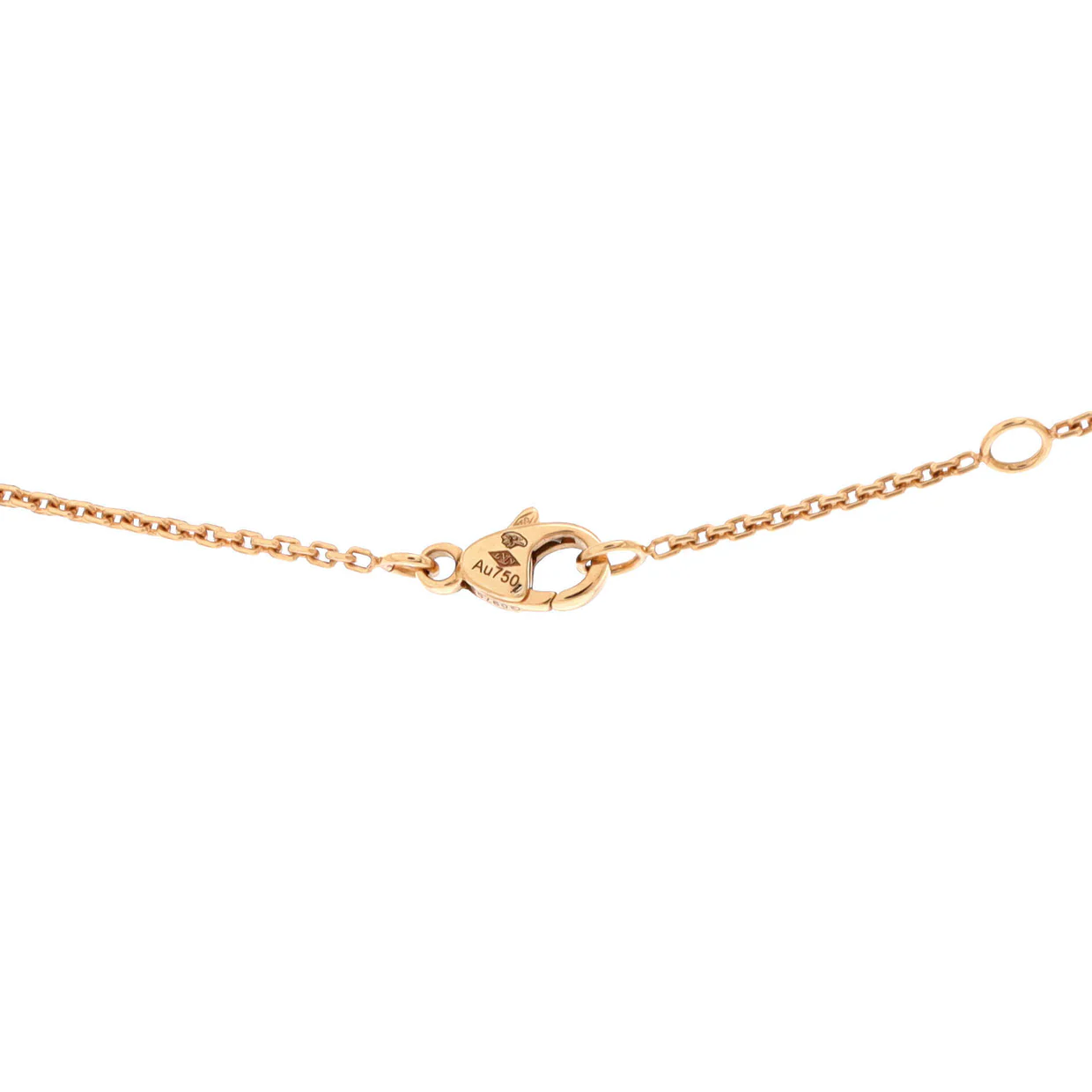 Monogram Idylle Necklace 18K Rose Gold with Diamond - Deep Luxury