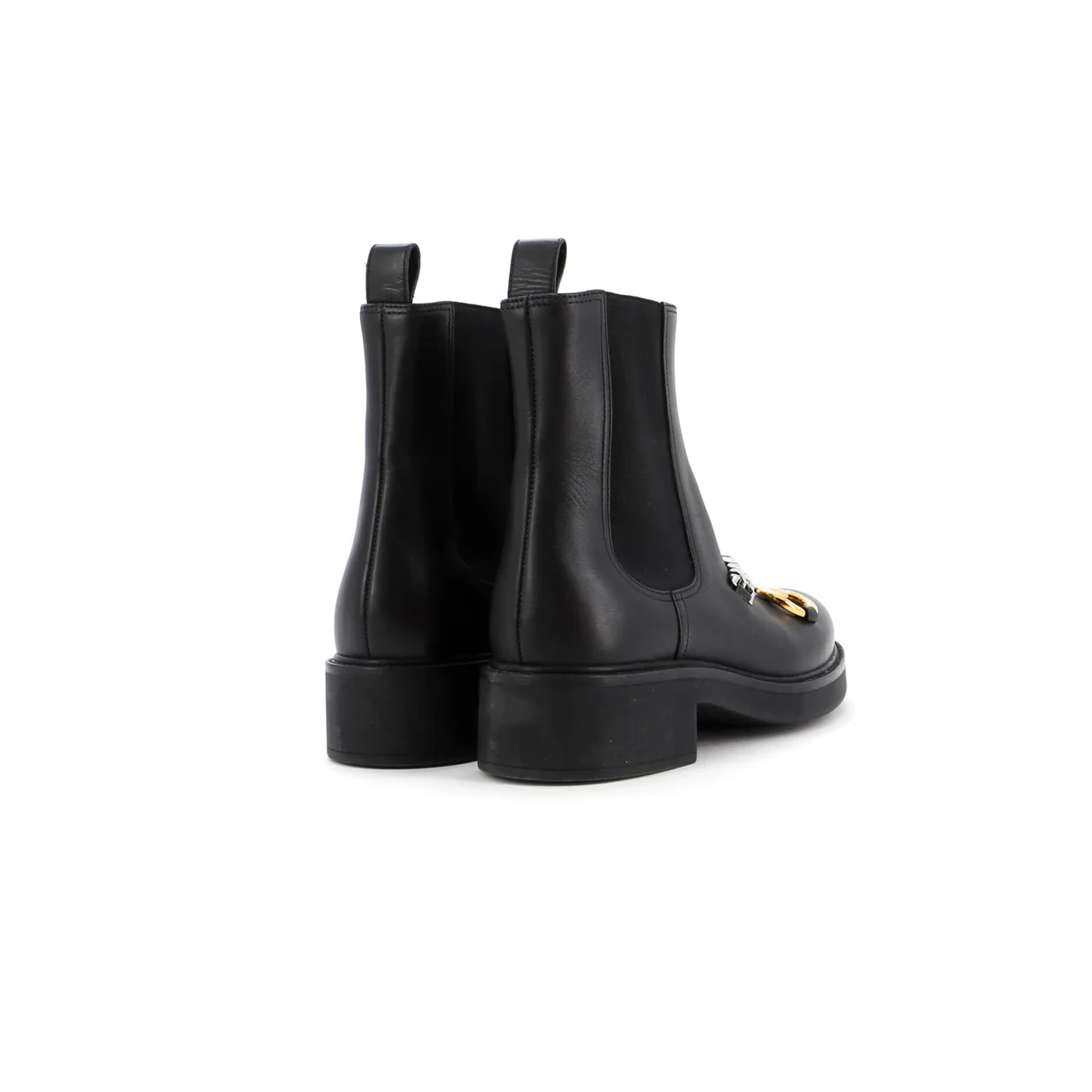 Women's Deva Horsebit Chain Chelsea Boots Leather - Deep Luxury