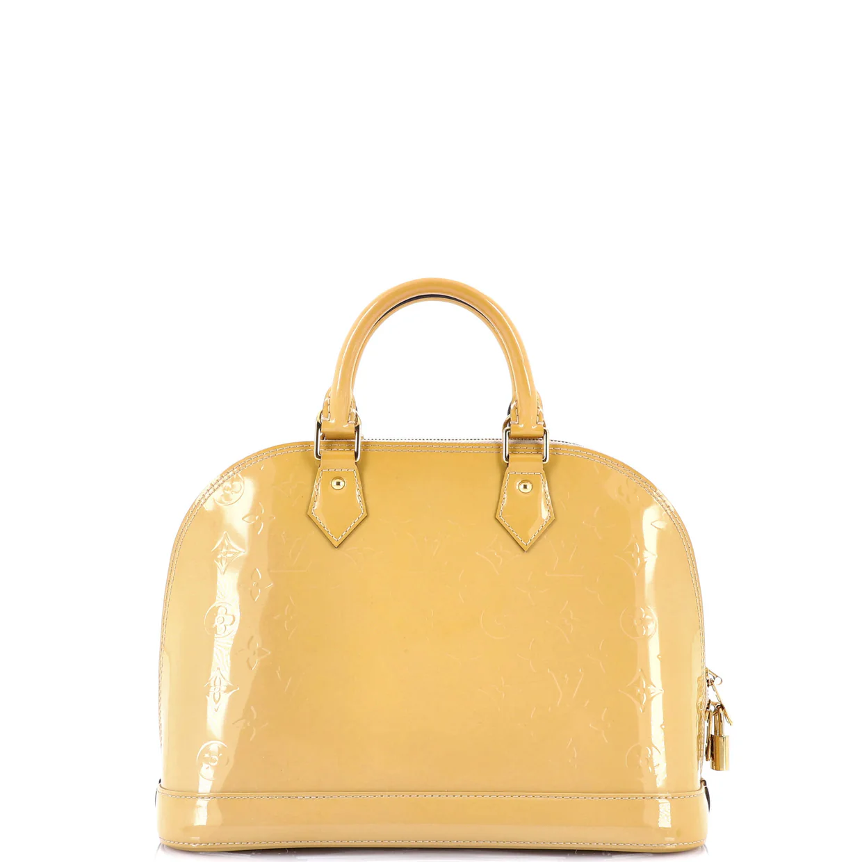 Alma Handbag Monogram Vernis PM - Deep Luxury