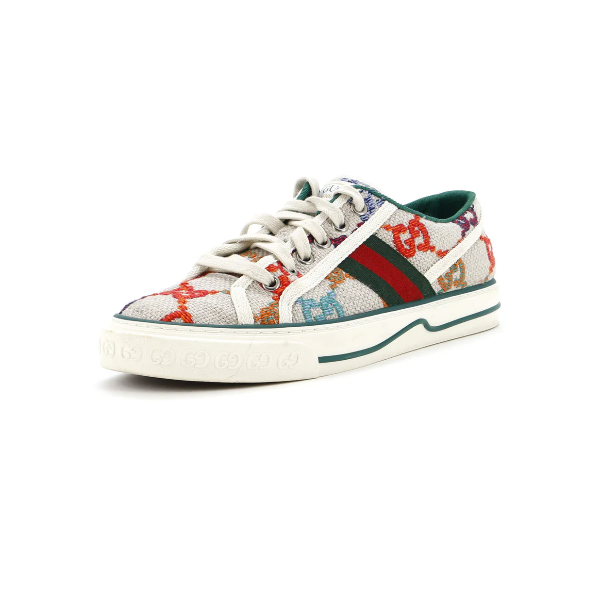 1977 Tennis Sneakers GG Embroidered Canvas - Deep Luxury