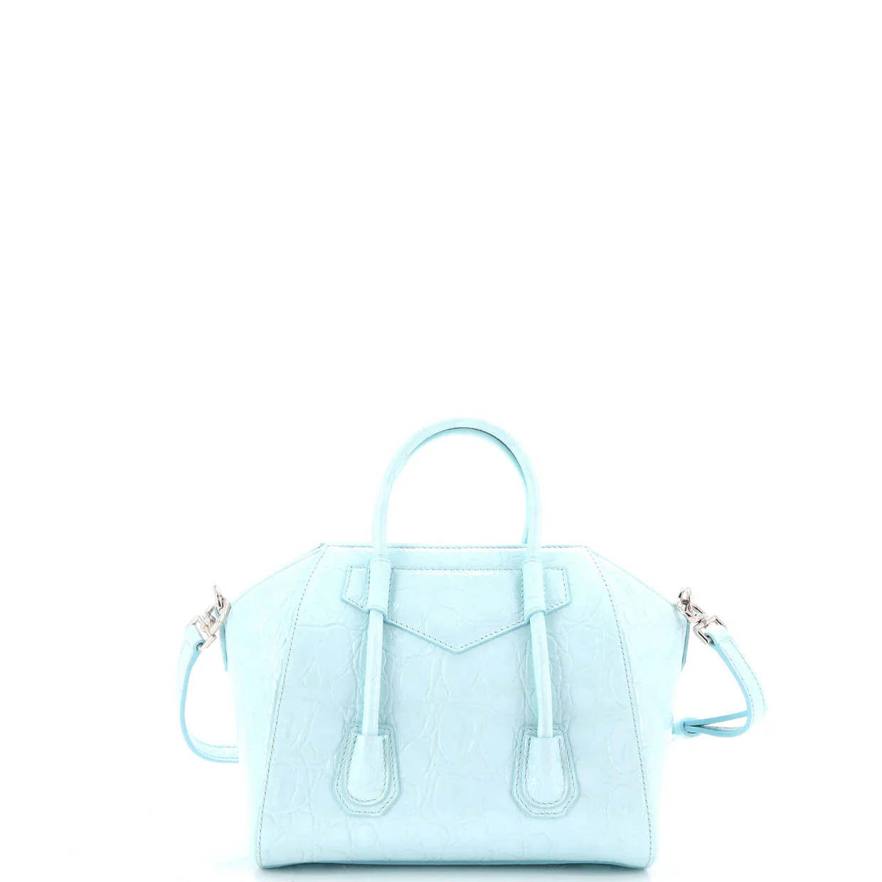Antigona Lock Bag Leather Mini - Deep Luxury