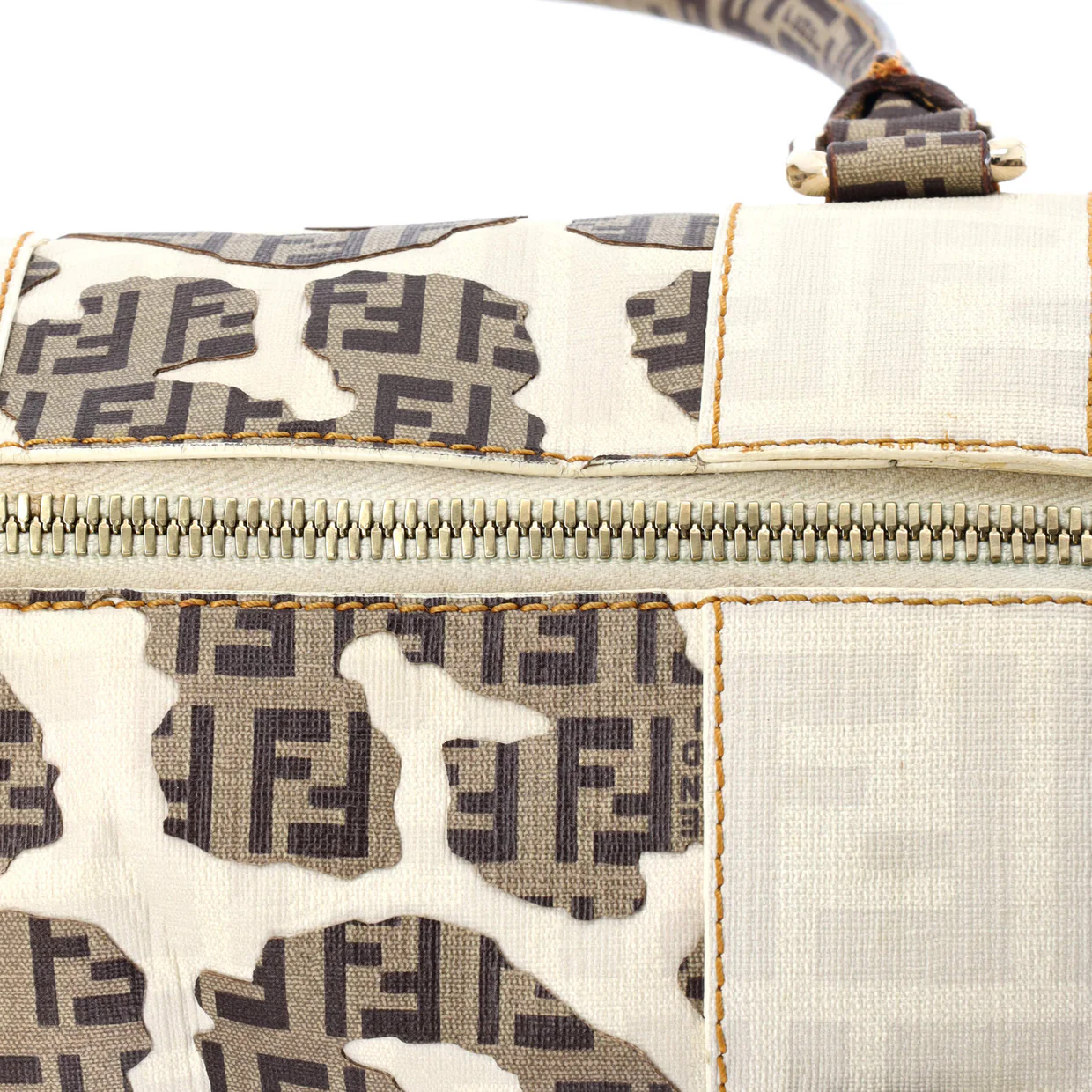 B. Mix Tote Zucca Coated Canvas Medium - Deep Luxury