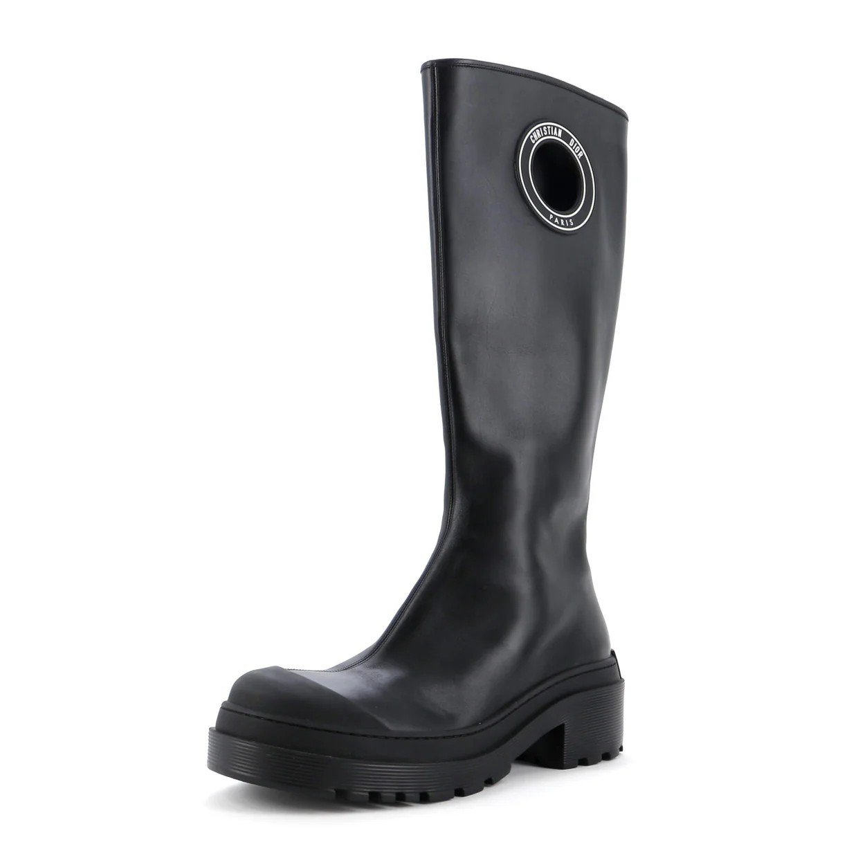 Women's Symbol Knee High Boots Leather - Deep Luxury