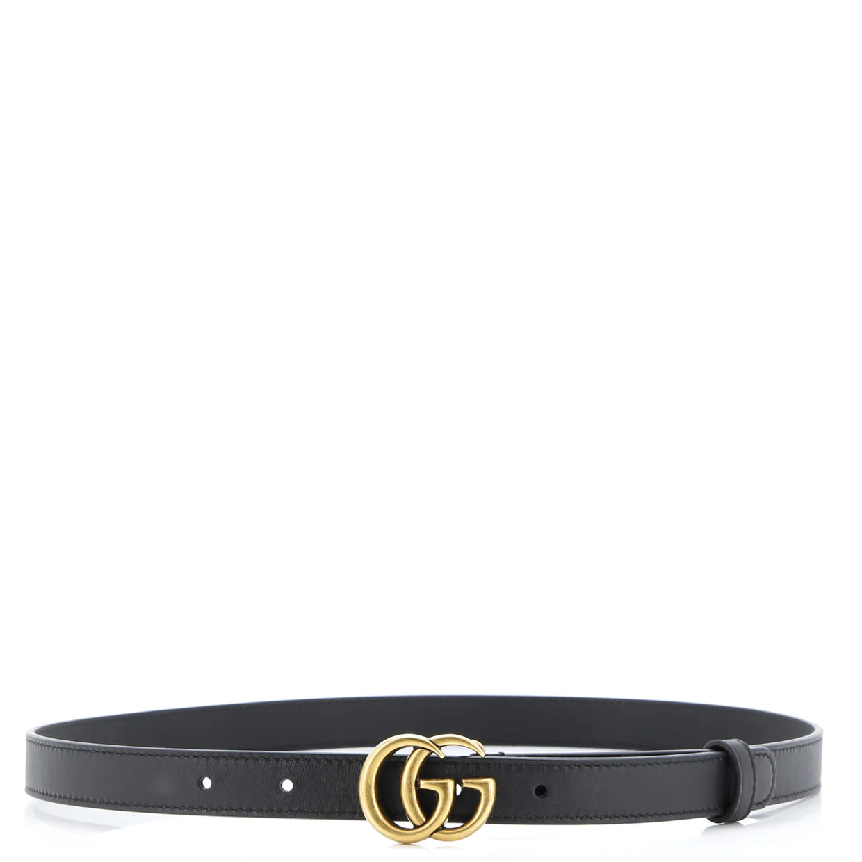 GG Marmont Belt Leather Thin - Deep Luxury