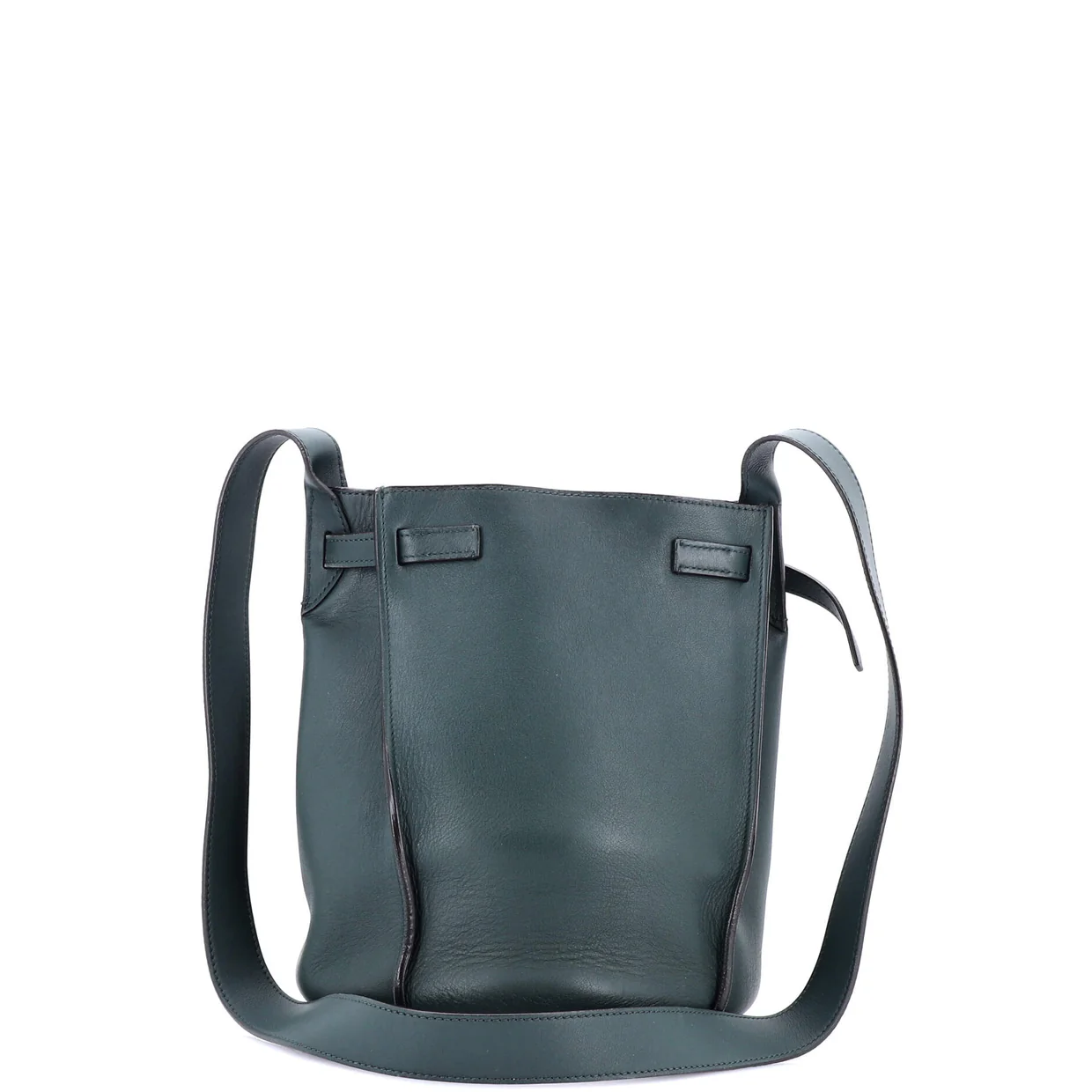 Long Strap Big Bag Bucket Leather - Deep Luxury