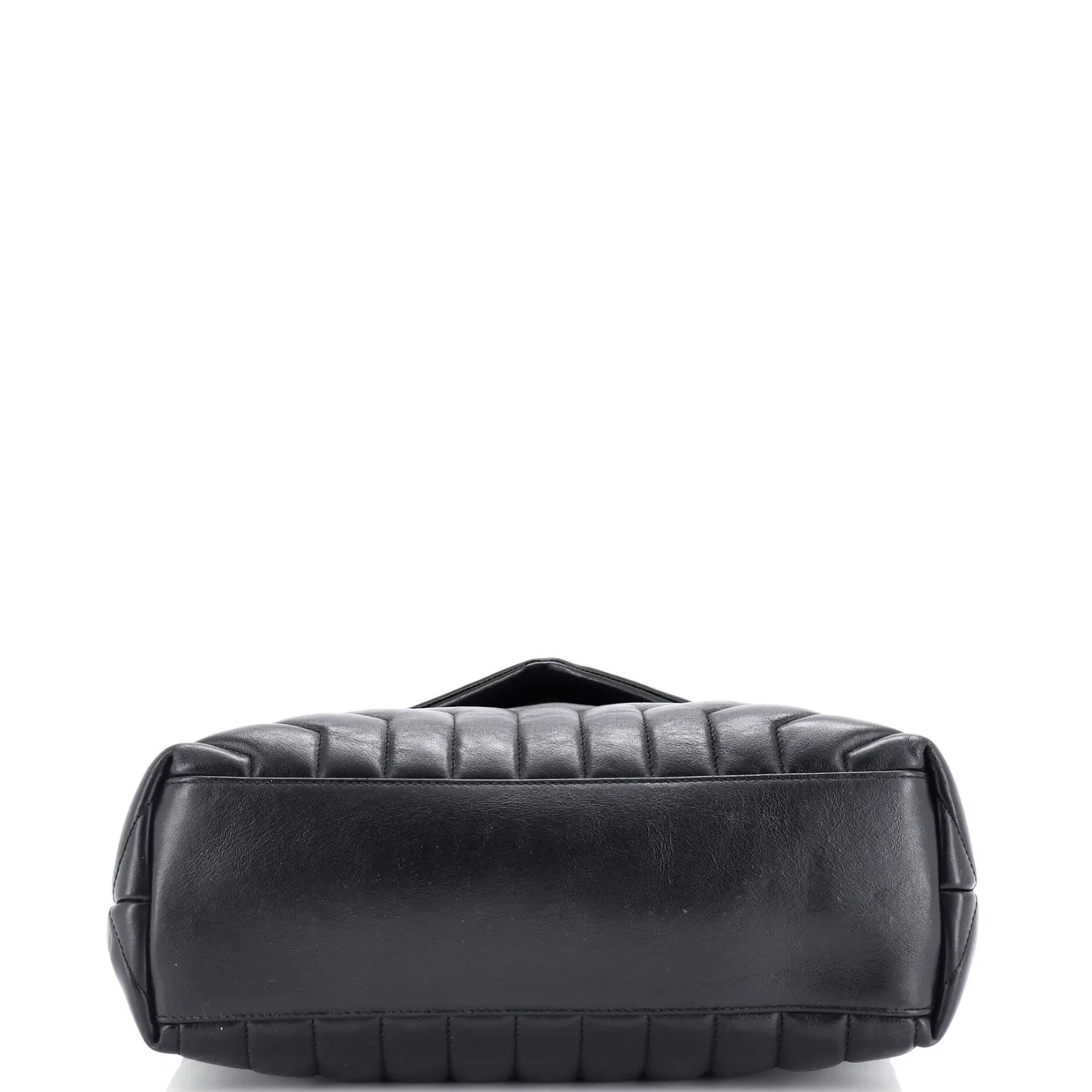 Loulou Shoulder Bag Matelasse Chevron Leather Medium - Deep Luxury