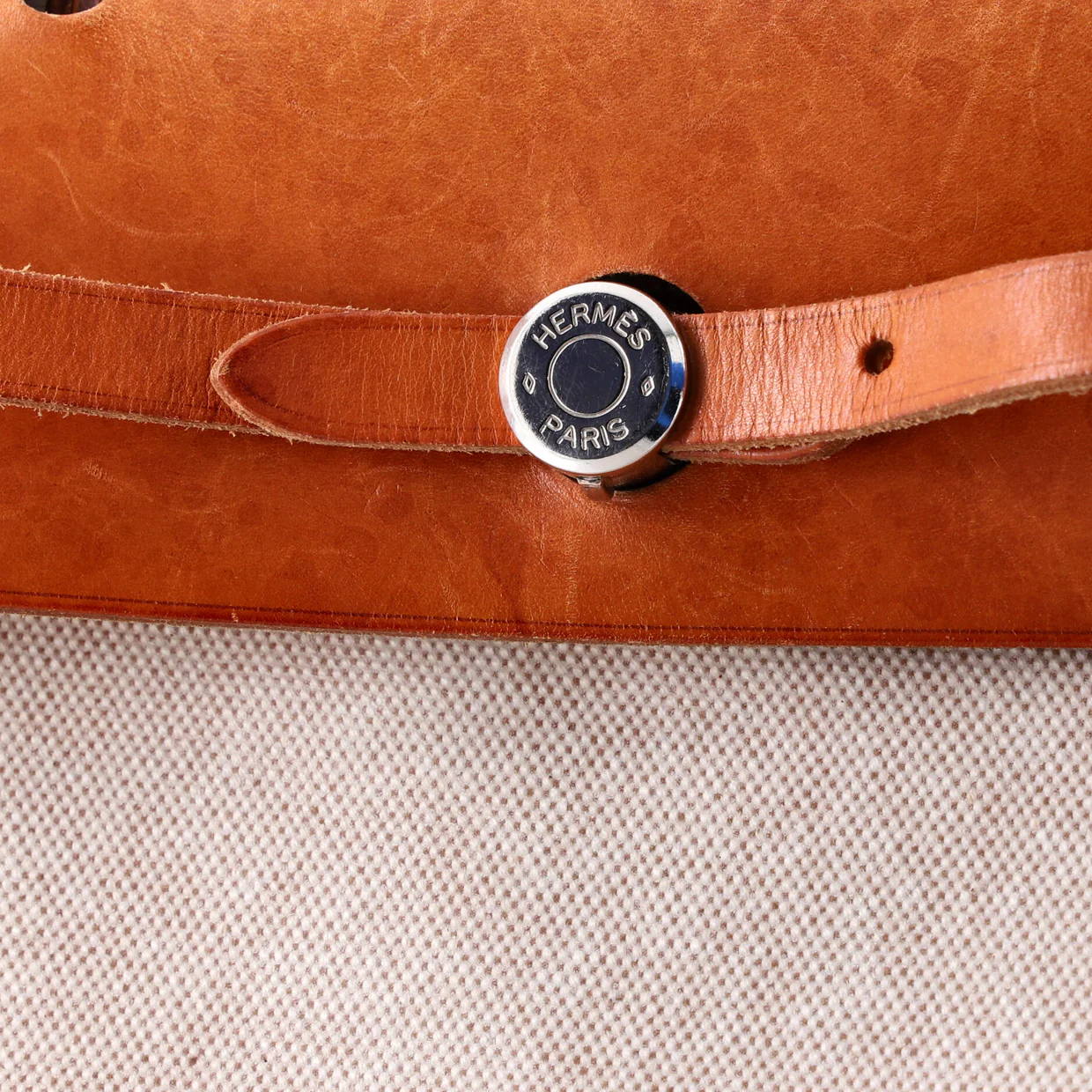 Herbag Toile and Leather MM - Deep Luxury
