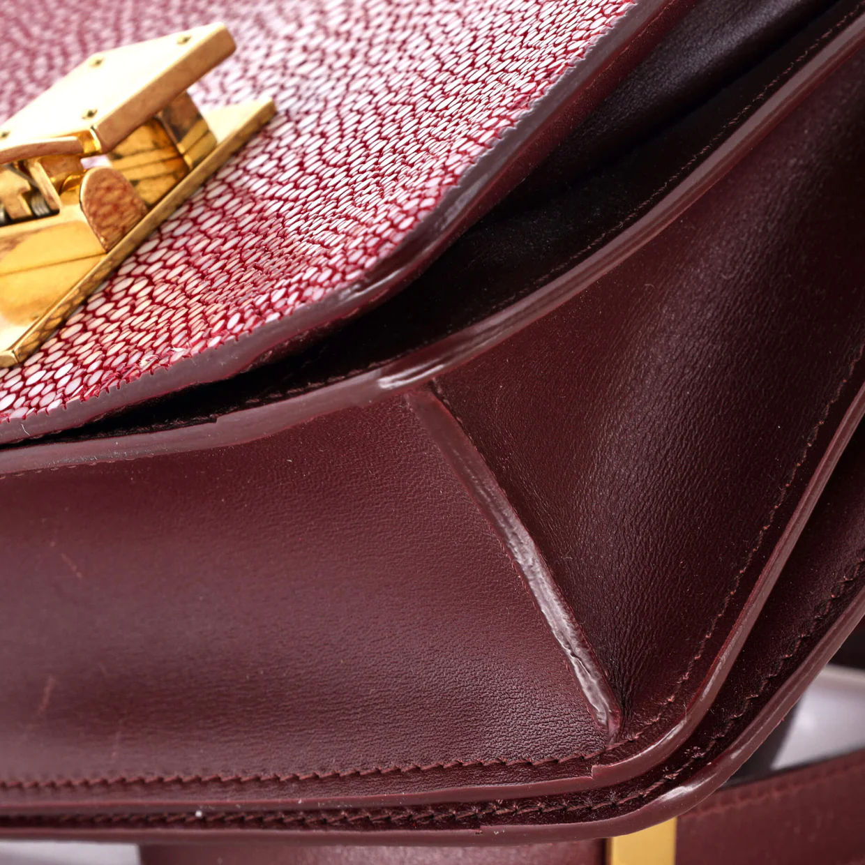 Classic Box Bag Stingray Small - Deep Luxury