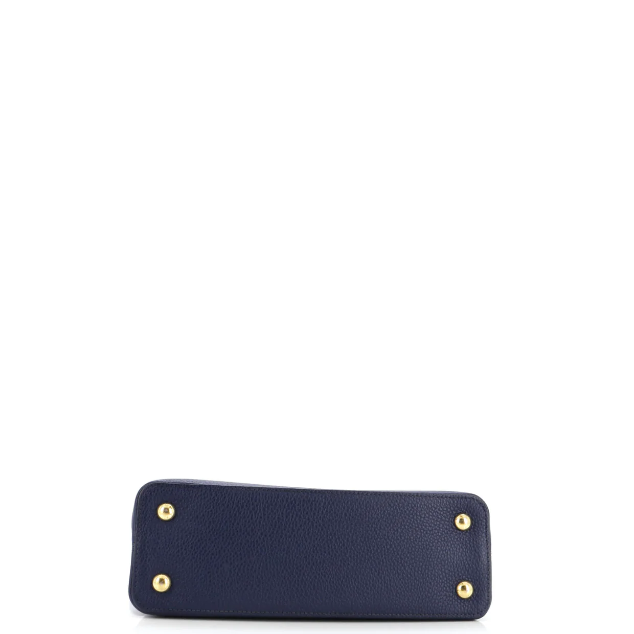 Capucines Bag Leather with Python PM - Deep Luxury