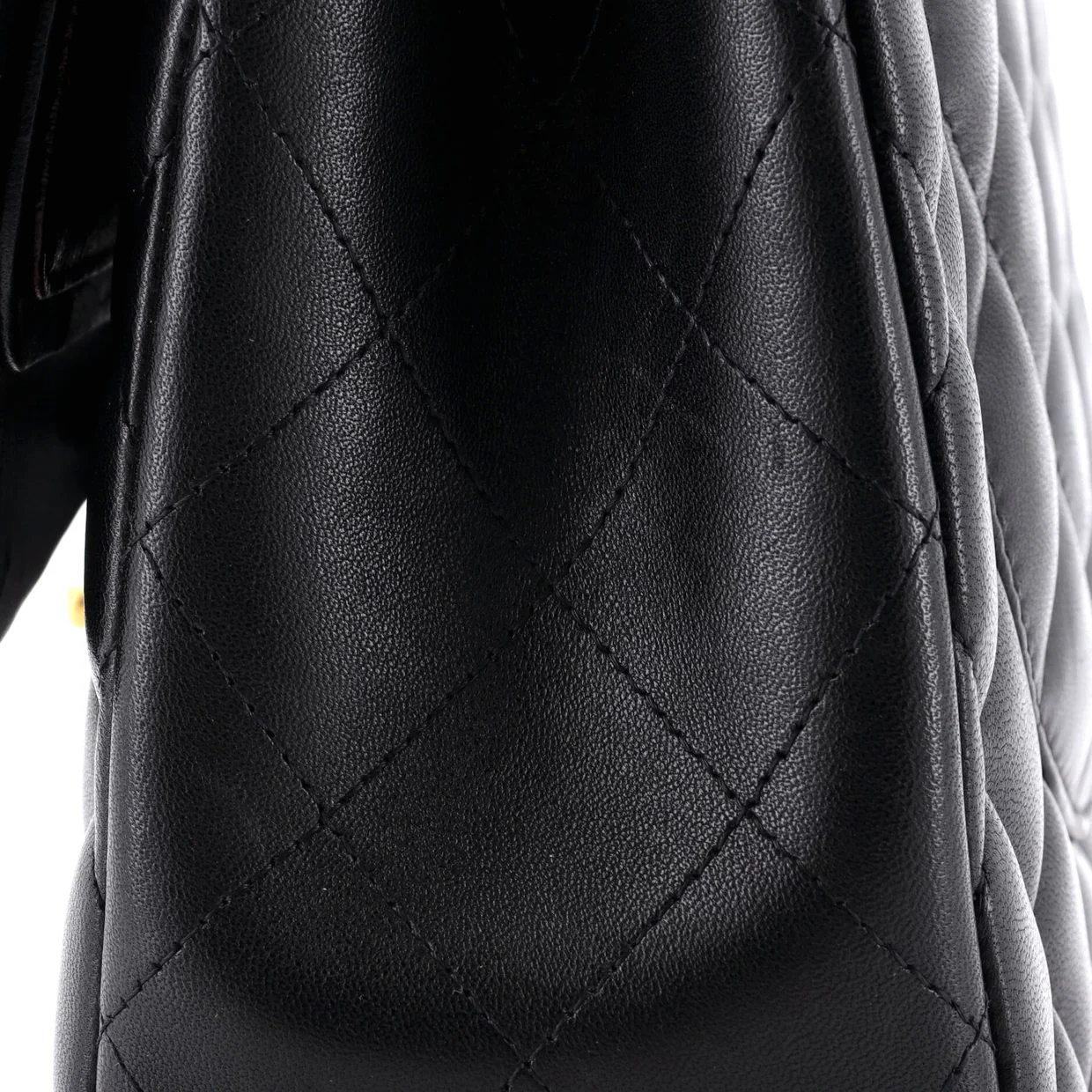 Classic Double Flap Bag Quilted Lambskin Jumbo - Deep Luxury