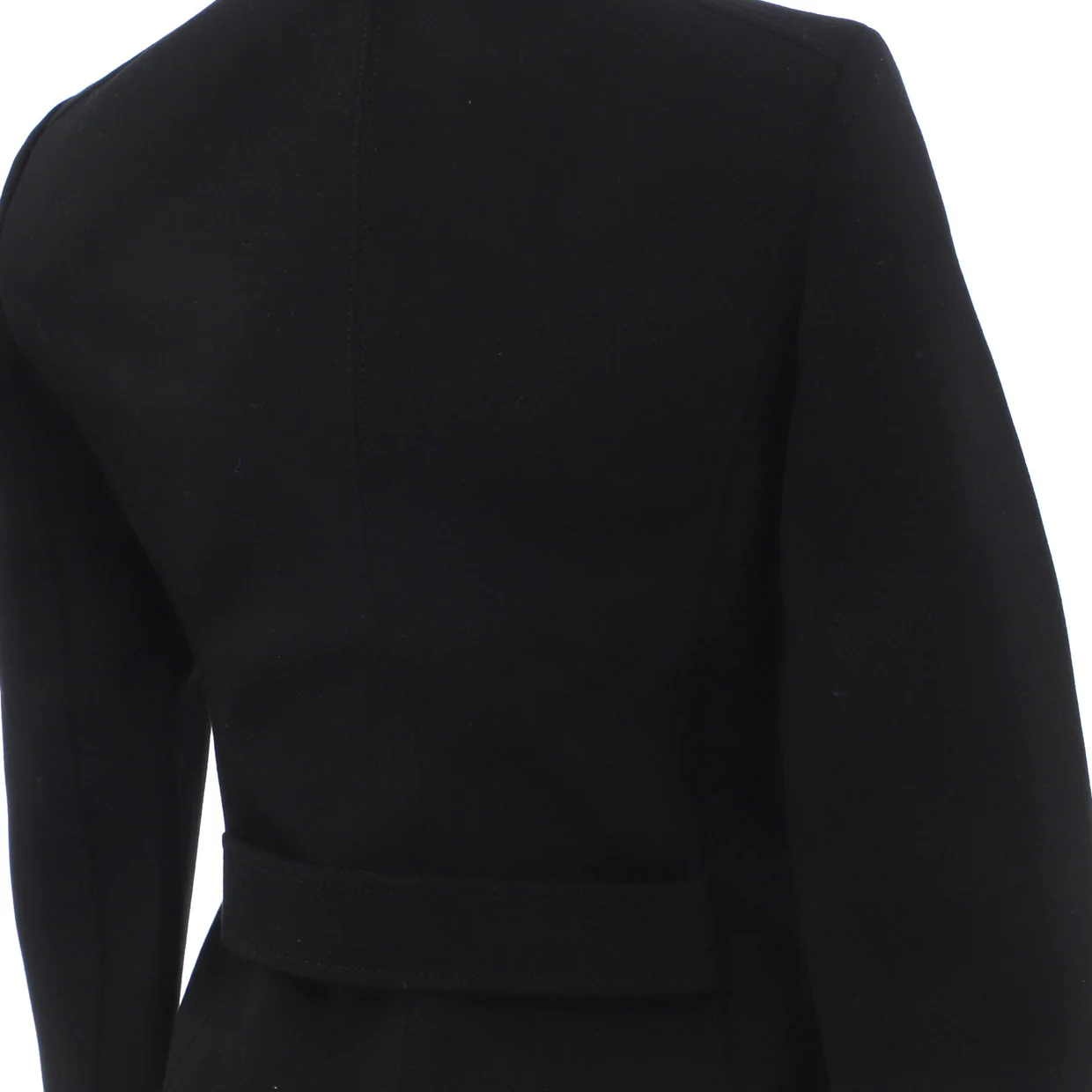 Women's Four Pocket Jacket Wool Blend with Metal Detail - Deep Luxury