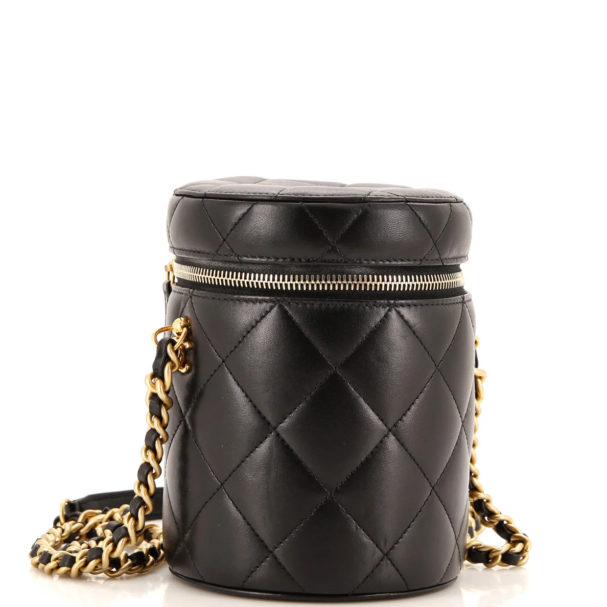 Side Note Vanity Case Quilted Lambskin Small - Deep Luxury