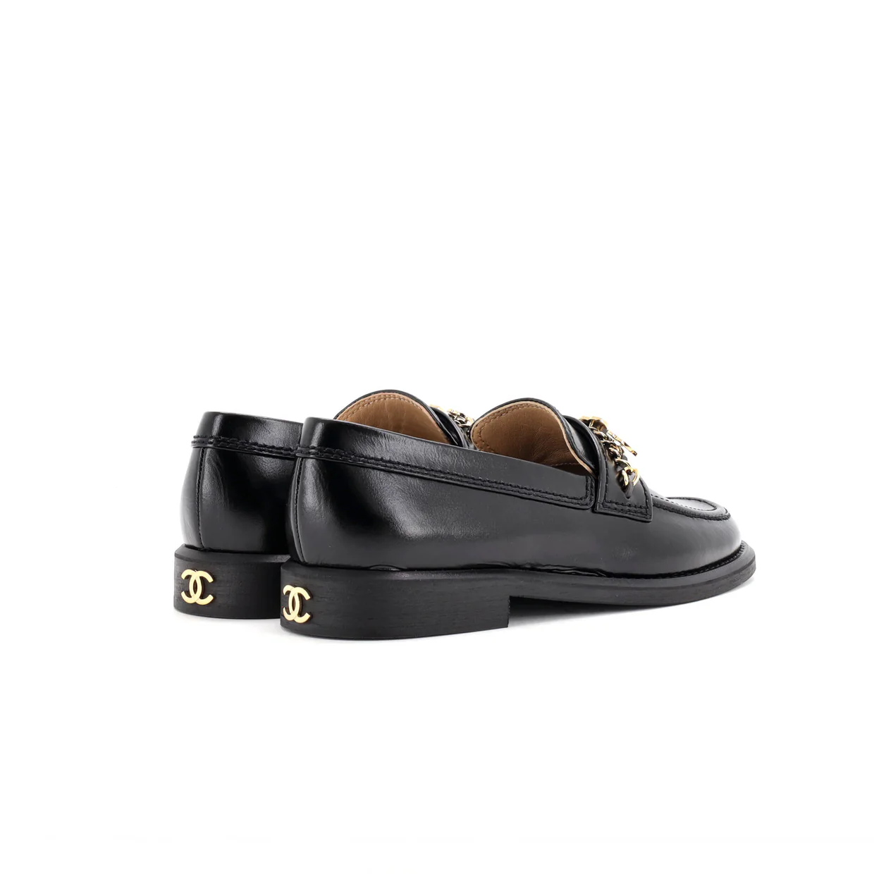 Women's CC Charms Loafers Leather - Deep Luxury
