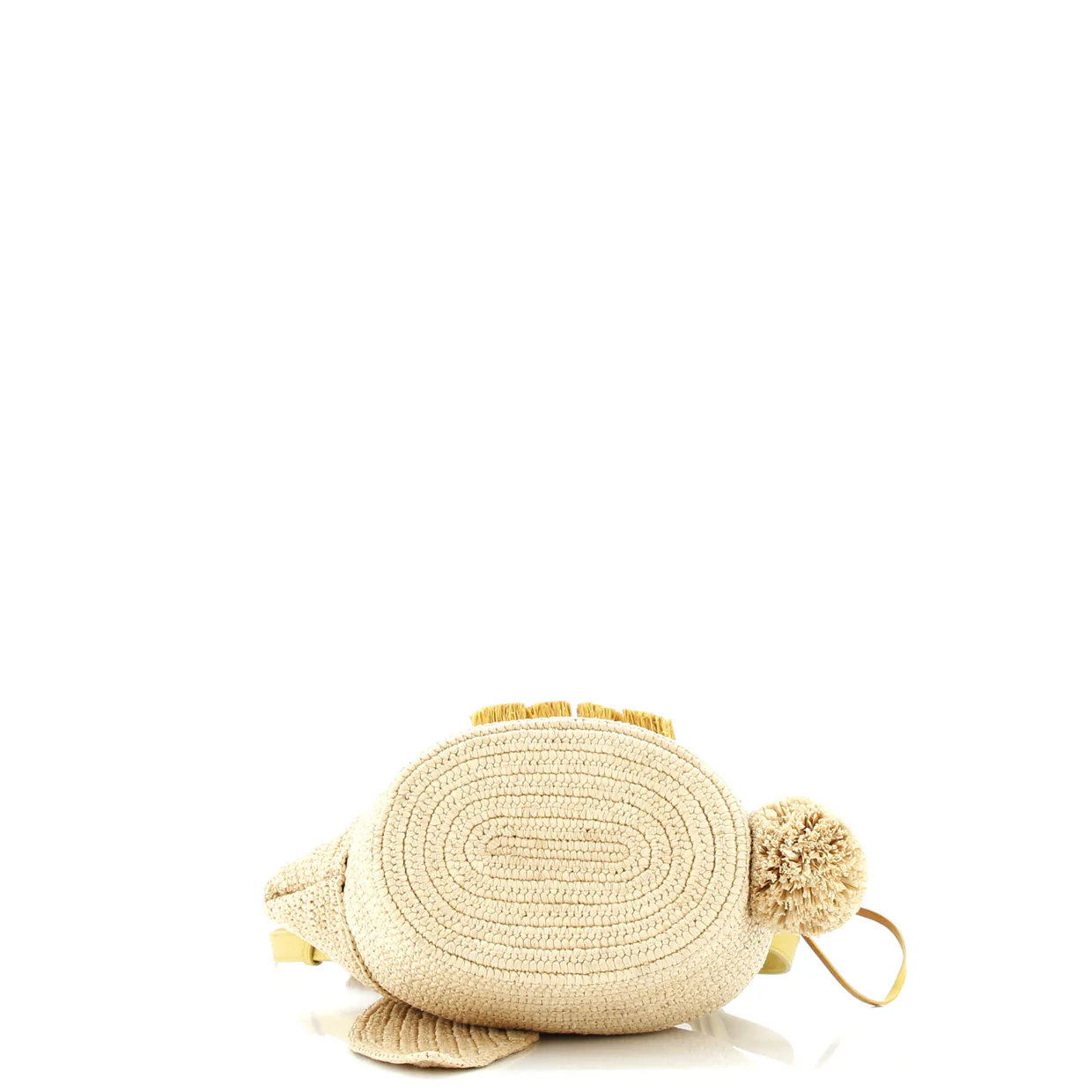 Bunny Drawststring Bucket Bag Raffia Small - Deep Luxury