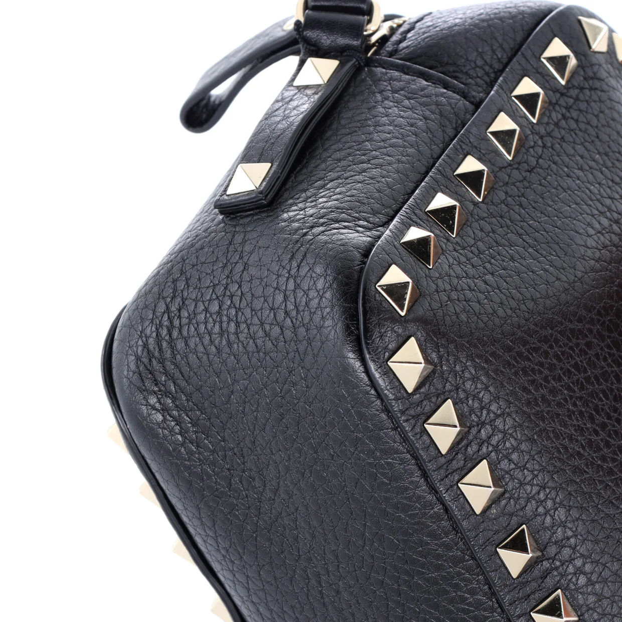 Rockstud Camera Crossbody Bag Leather - Deep Luxury