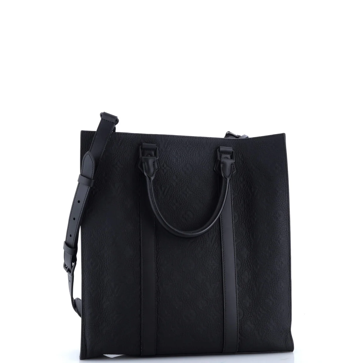 Sac Plat NV Bag Monogram Taurillon Leather - Deep Luxury