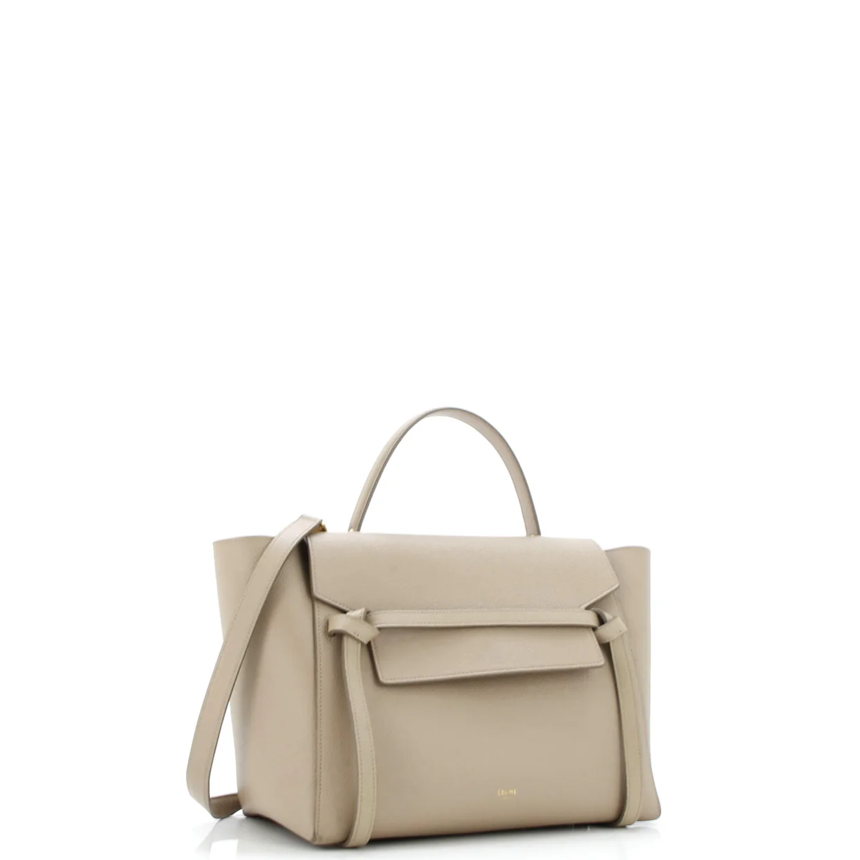 Belt Bag Textured Leather Mini - Deep Luxury