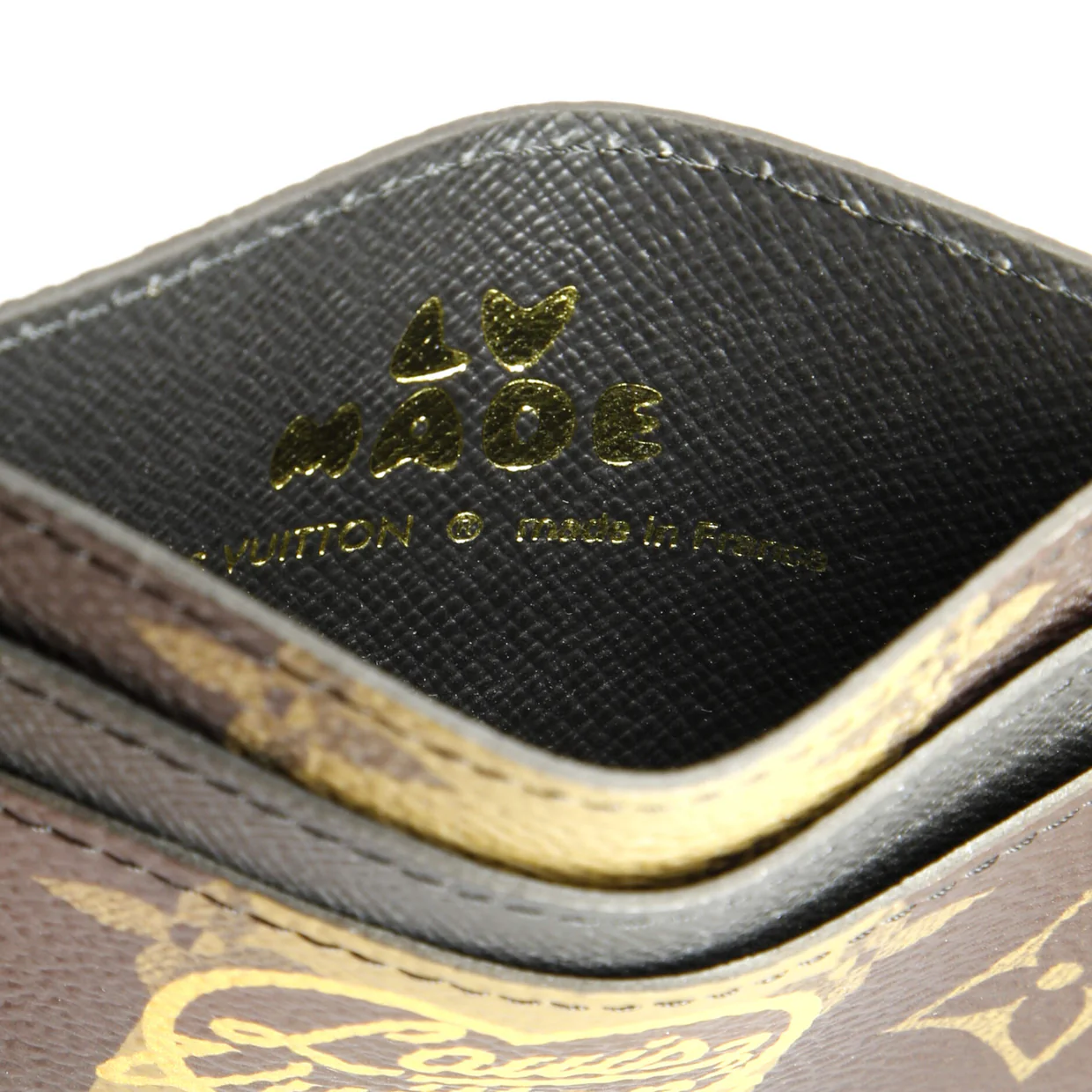 Nigo Double Card Holder Limited Edition Stripes Monogram Canvas - Deep Luxury