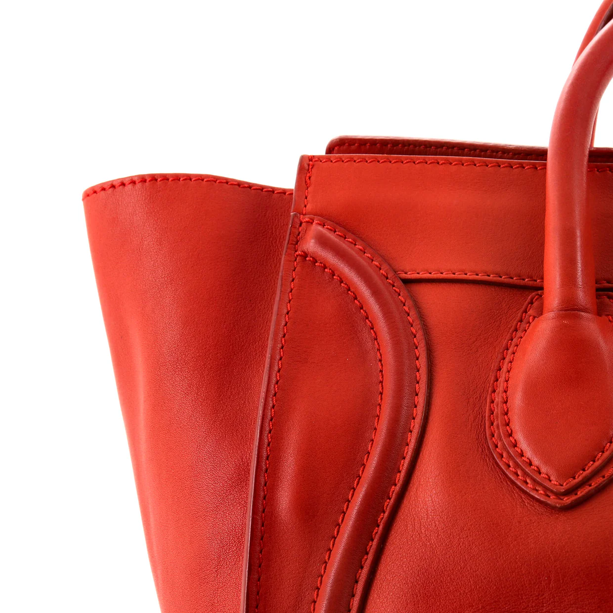Luggage Bag Smooth Leather Medium - Deep Luxury