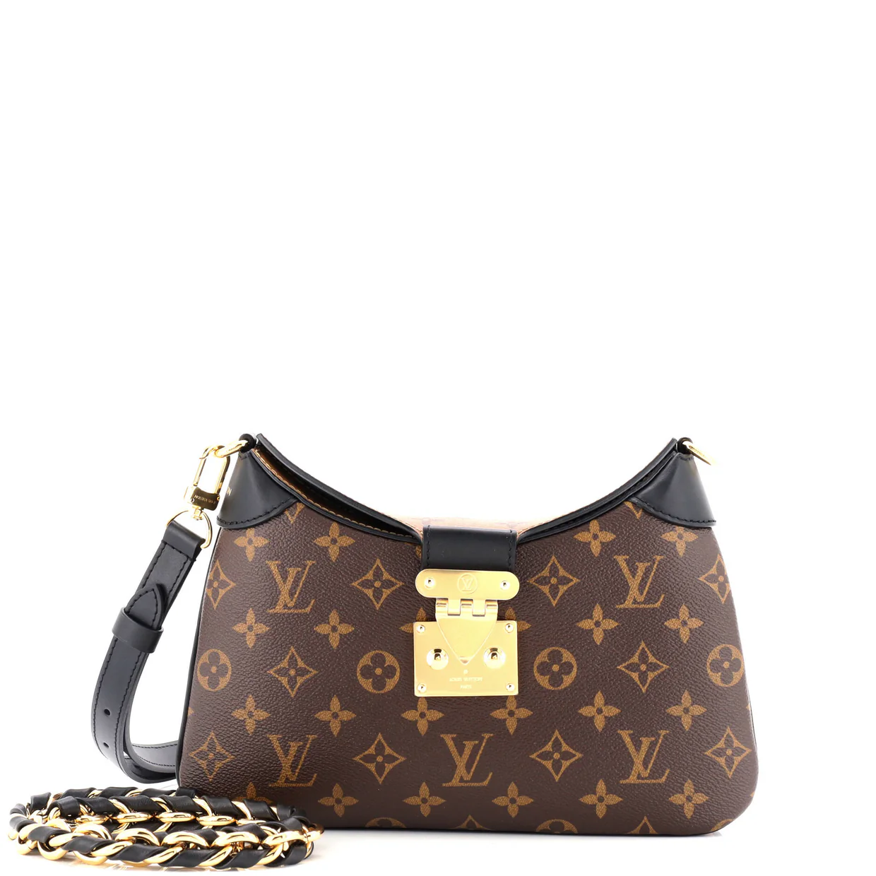 LV Twinny Handbag Monogram Canvas and Reverse Monogram Canvas with Leather - Deep Luxury
