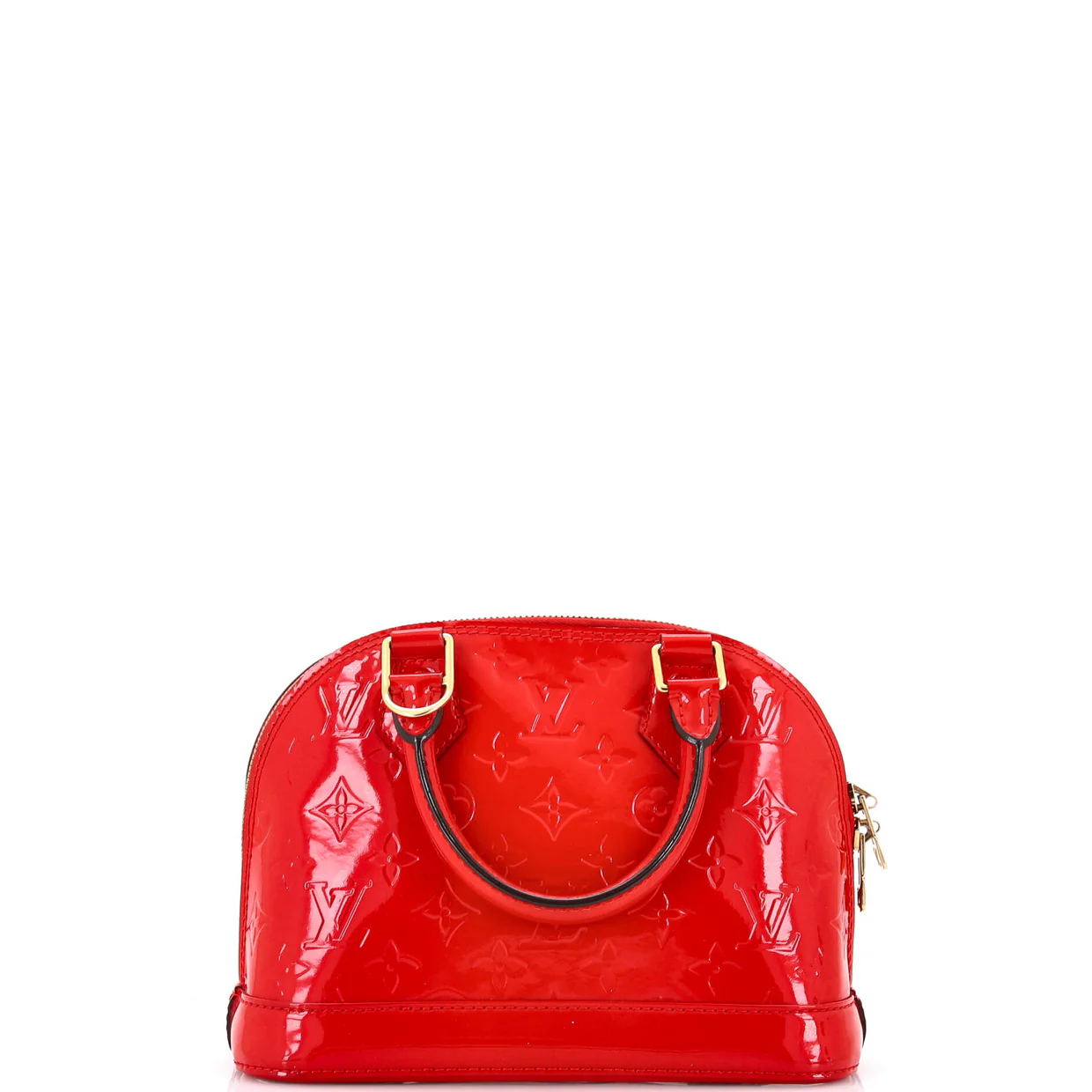 Alma Handbag Monogram Vernis BB - Deep Luxury