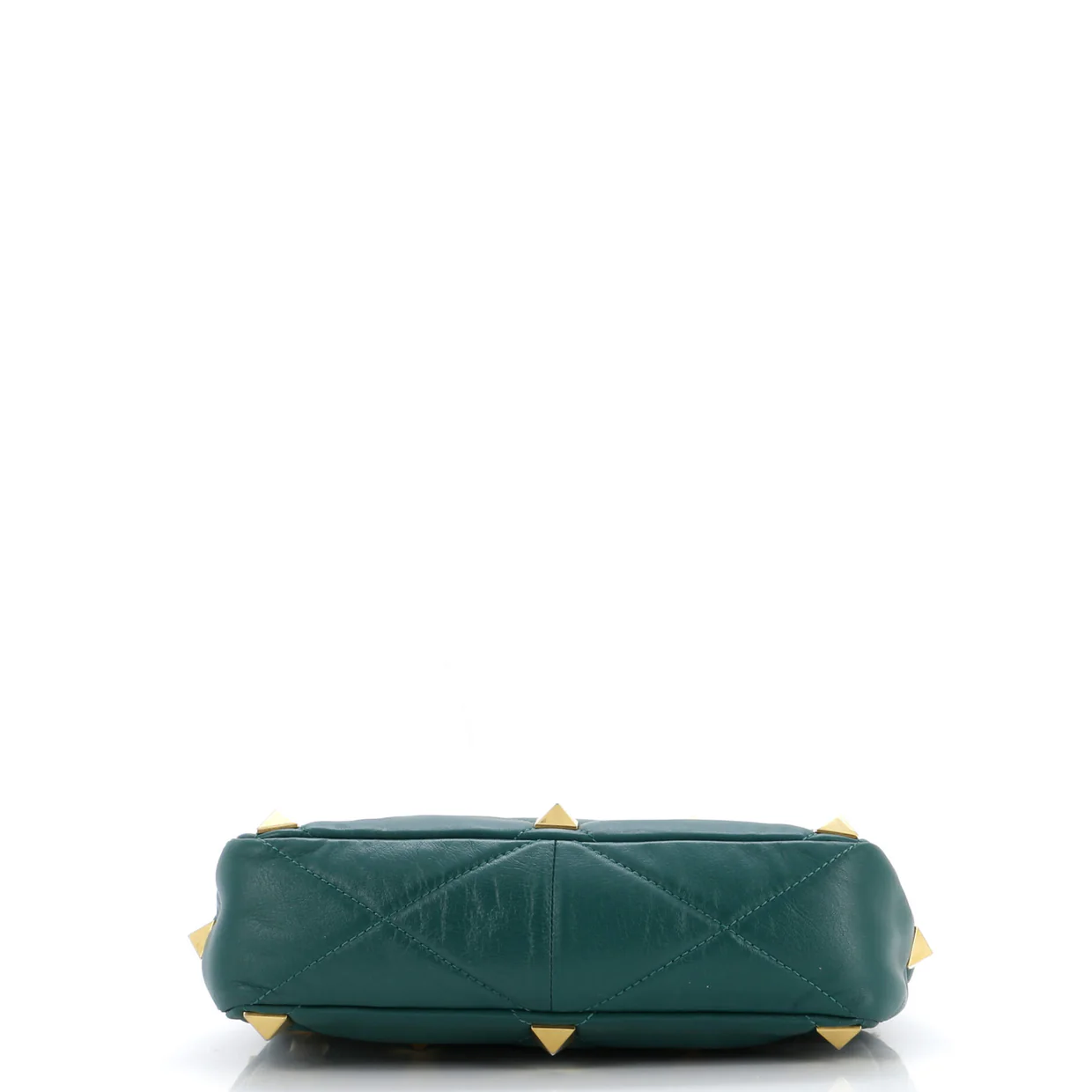 Roman Stud Flap Bag Quilted Leather Large - Deep Luxury