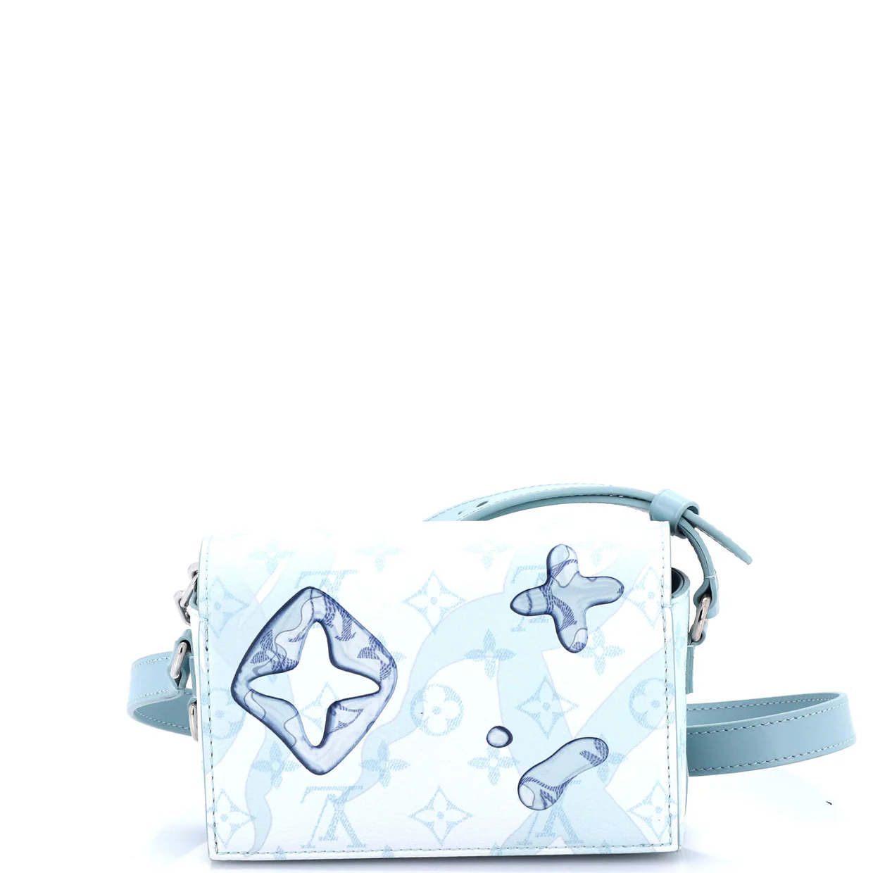 Steamer Wearable Wallet Limited Edition Aquagarden Monogram Canvas - Deep Luxury