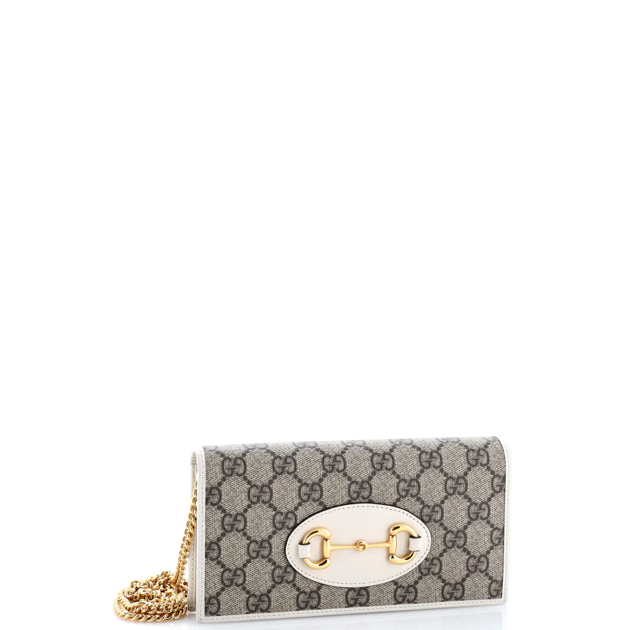 Horsebit 1955 Chain Wallet GG Coated Canvas - Deep Luxury