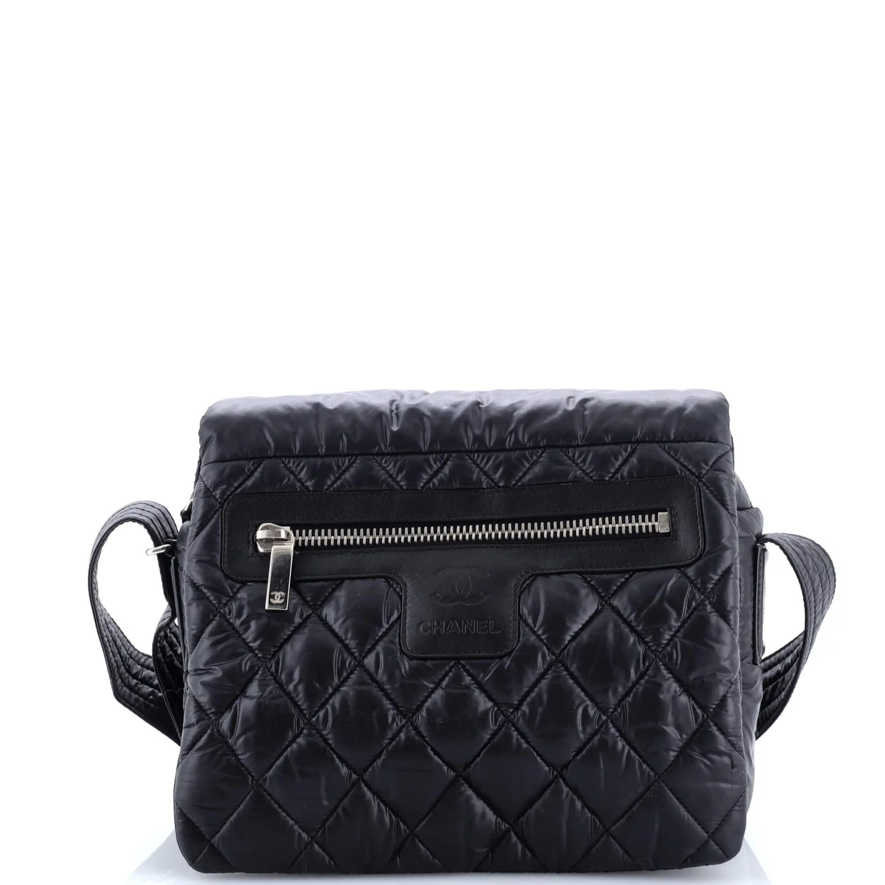Coco Cocoon Messenger Bag Quilted Nylon Medium - Deep Luxury