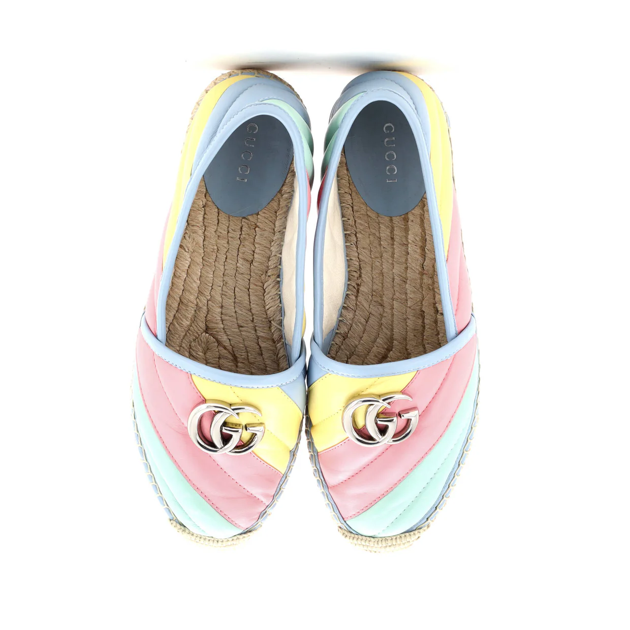 Women's GG Marmont Espadrilles Matelasse Leather - Deep Luxury