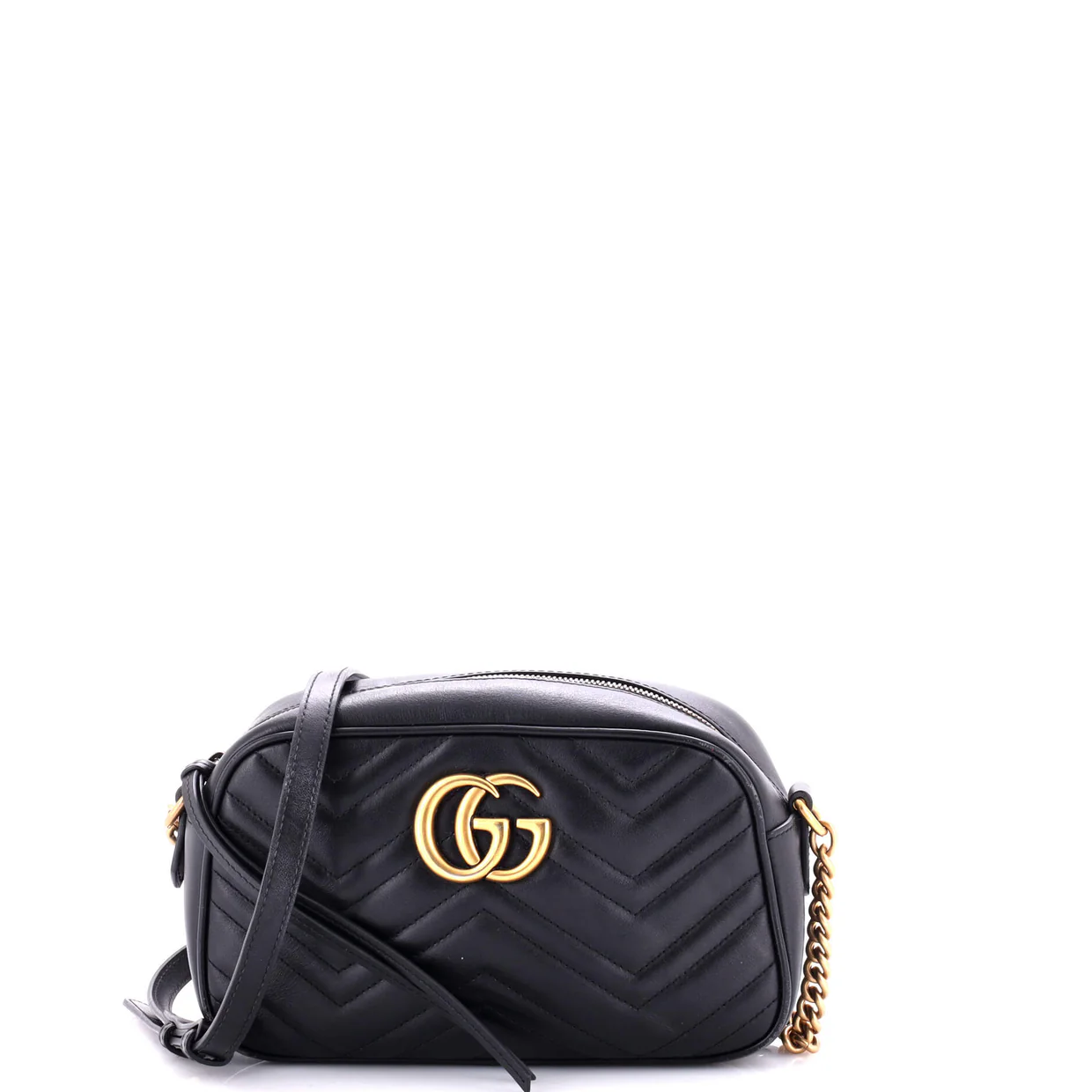 GG Marmont Shoulder Bag Matelasse Leather Small - Deep Luxury