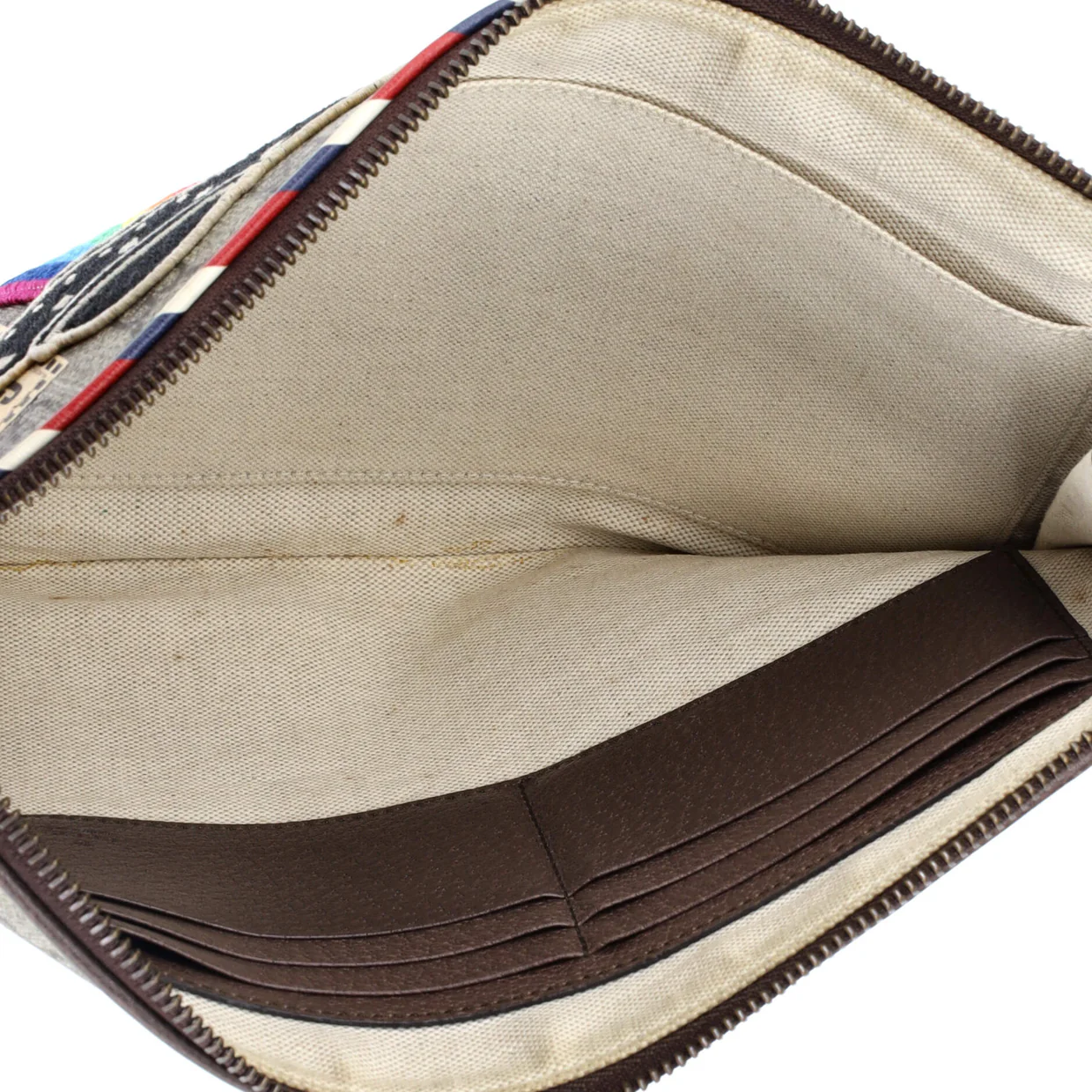 Courrier Pouch GG Coated Canvas with Applique - Deep Luxury