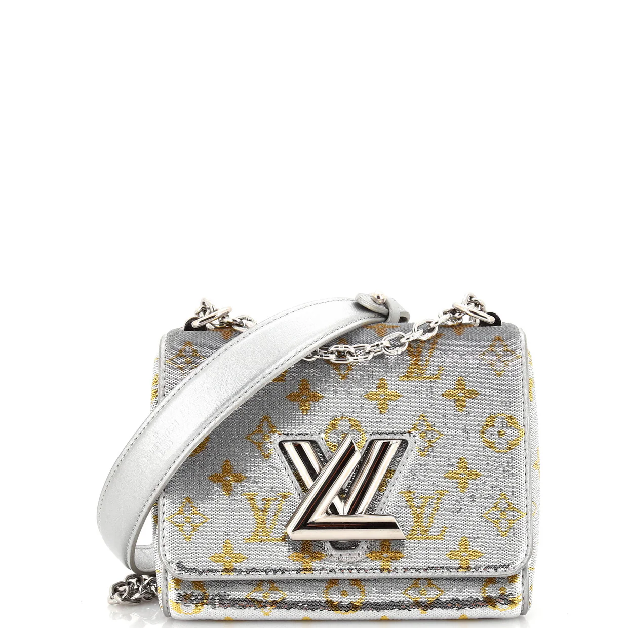 Twist Handbag Monogram Sequins PM - Deep Luxury