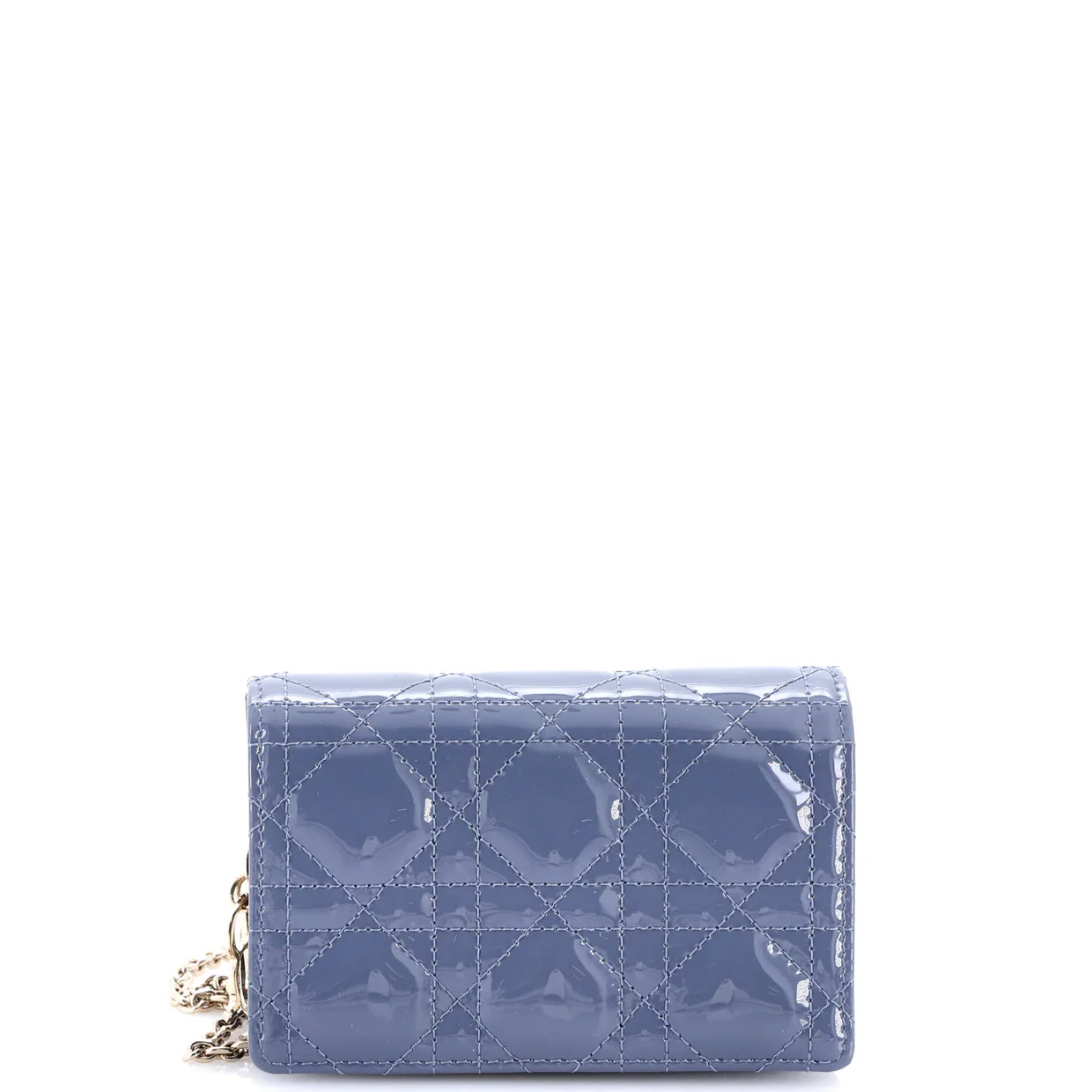 Lady Dior Nano Belt Pouch Cannage Quilt Patent - Deep Luxury