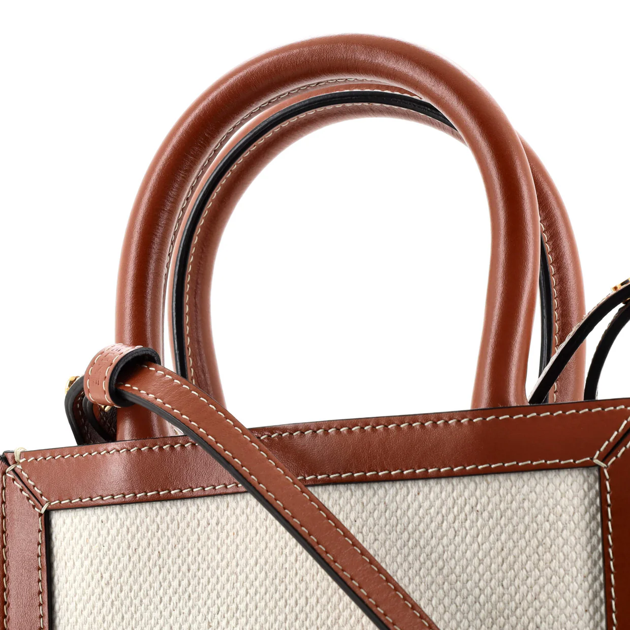 Sulky Vertical Cabas Tote Canvas with Leather Mini - Deep Luxury