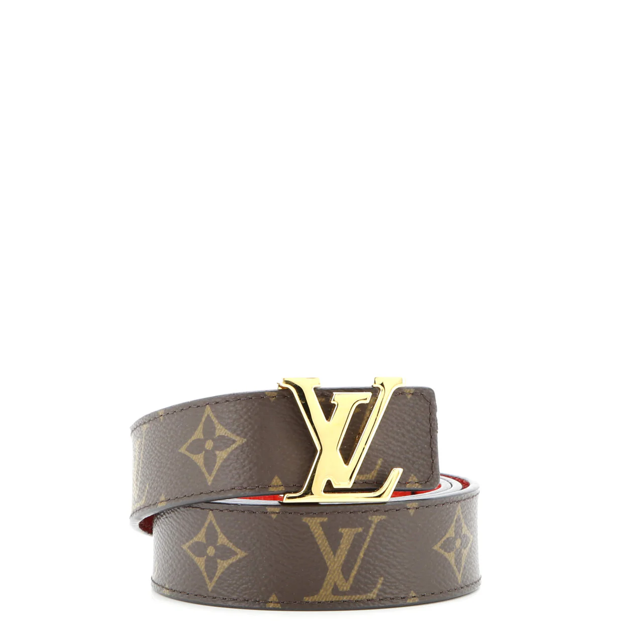 LV Initiales Belt Monogram Canvas Thin 95 - Deep Luxury