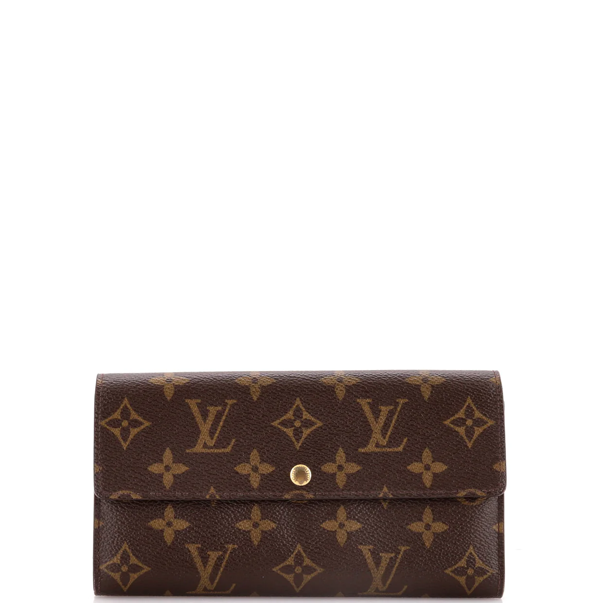 Vintage Sarah Wallet Monogram Canvas - Deep Luxury