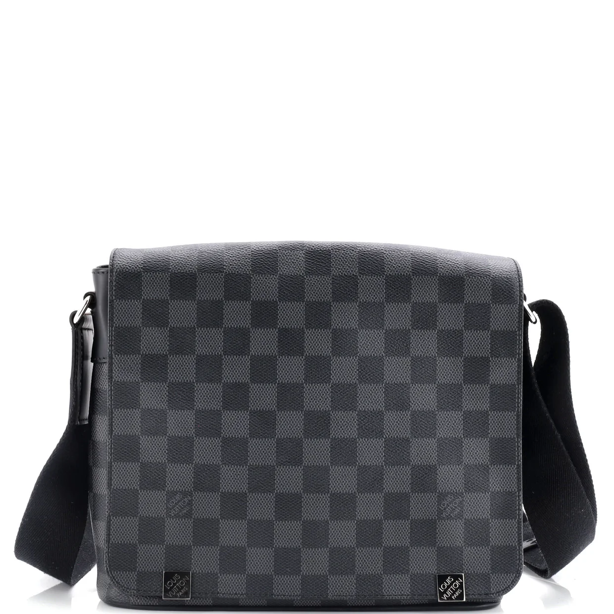 District NM Messenger Bag Damier Graphite PM - Deep Luxury